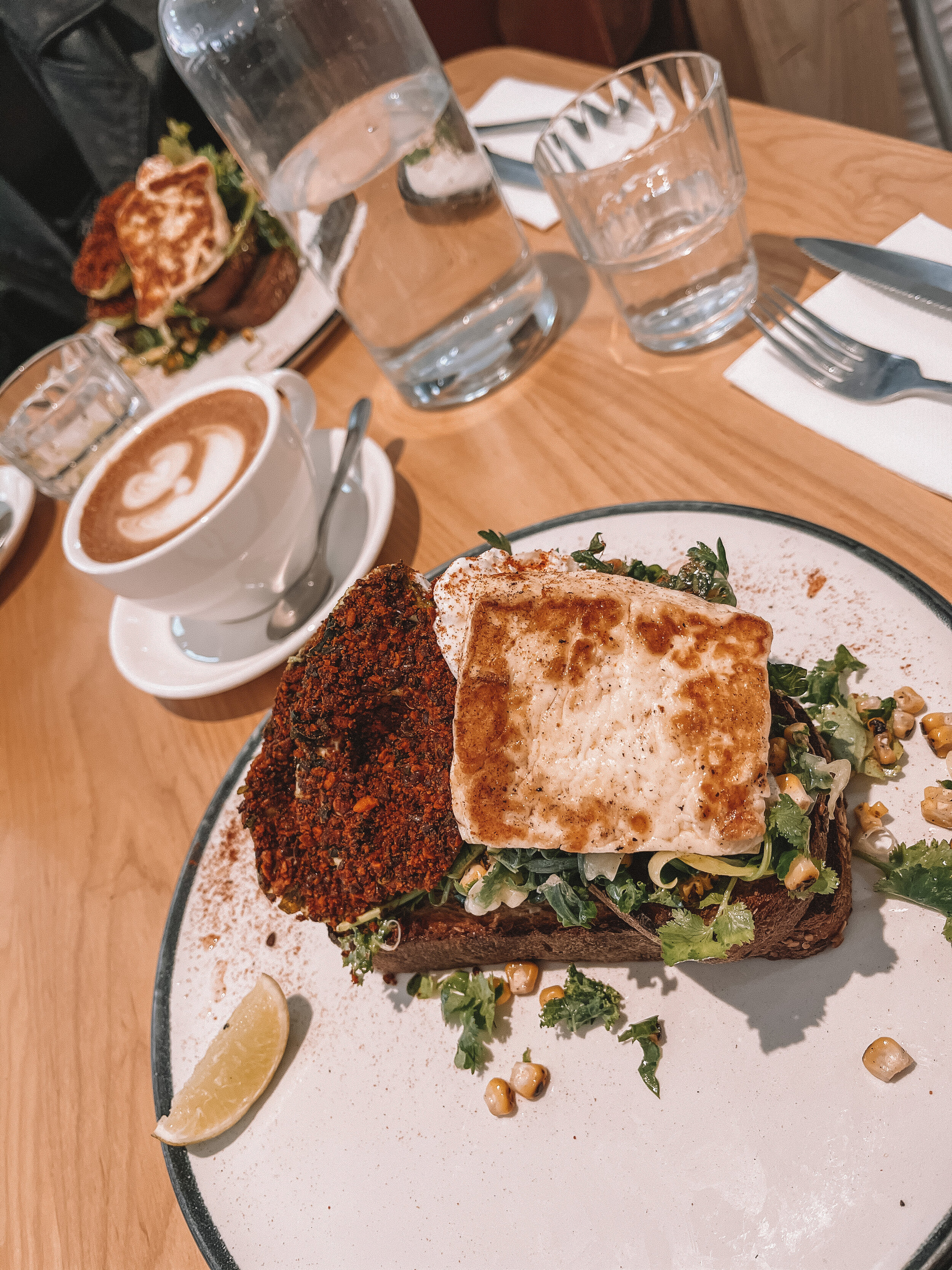 Favourite breakfast and coffee from Rustica - South Yarra - Melbourne - Victoria - Australia