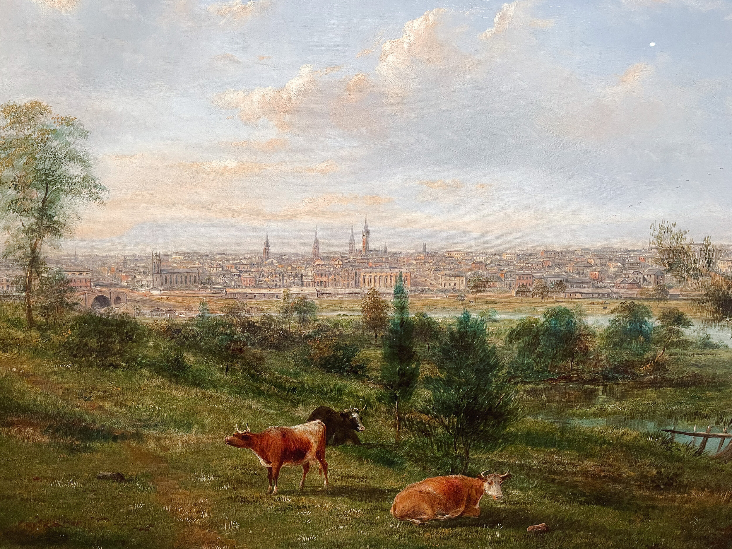Henry Gritten Painting Melbourne in 1867 - St Kilda - Melbourne - Victoria - Australia