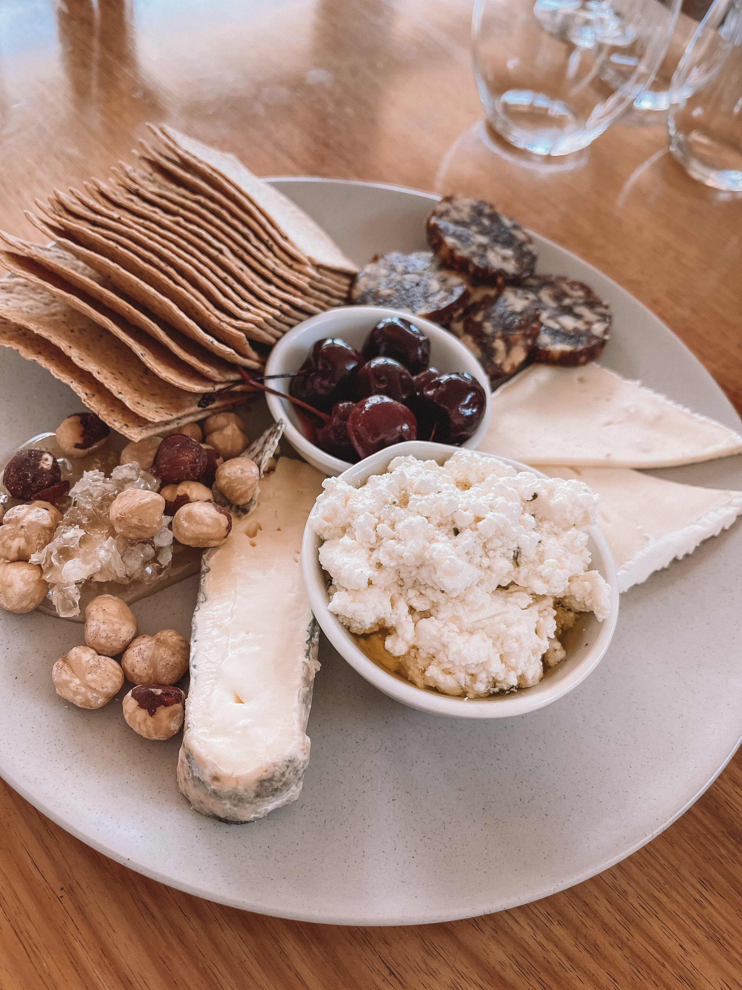 Delicious Cheese plate - Logan Wines - Mudgee - New South Wales (NSW) - Australia