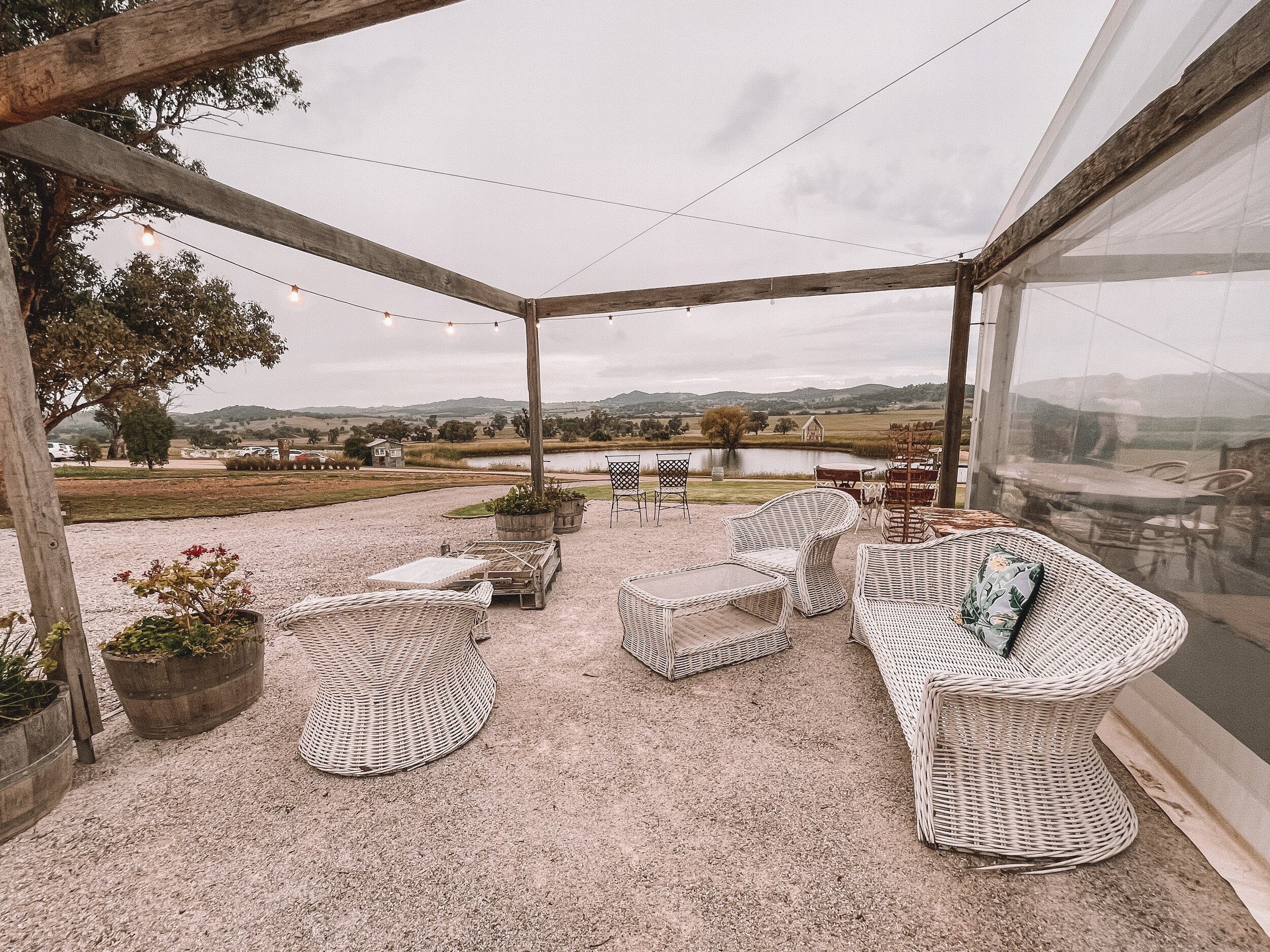 Lowe Wine - Outside terrasse - Mudgee - New South Wales (NSW) - Australia