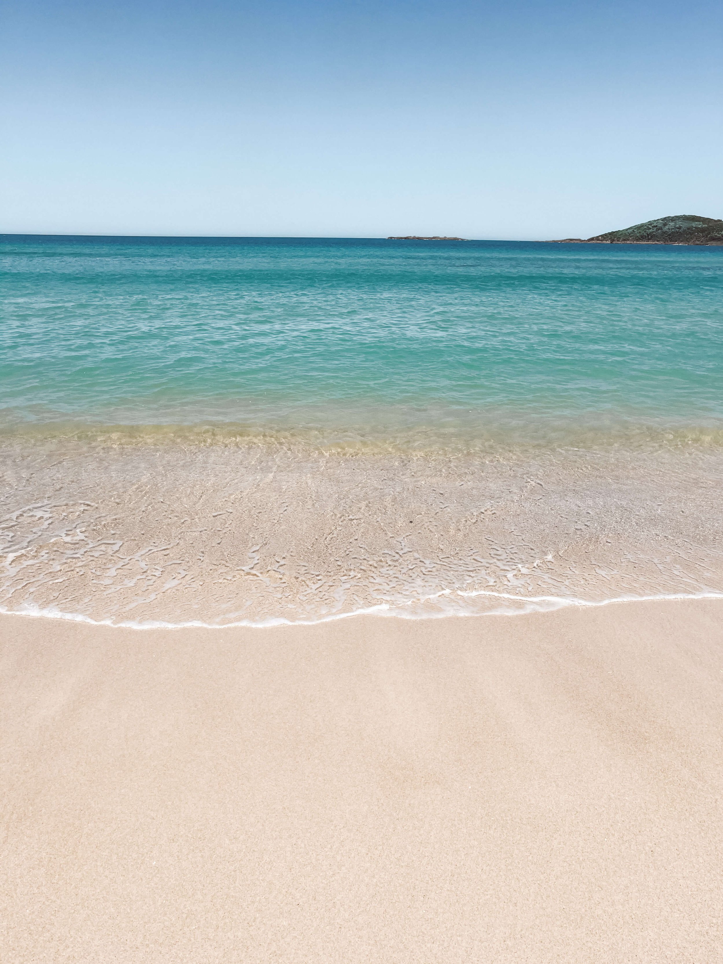 Turquoise water of Fingal Beach - Port Stephens - New South Wales (NSW) - Australia