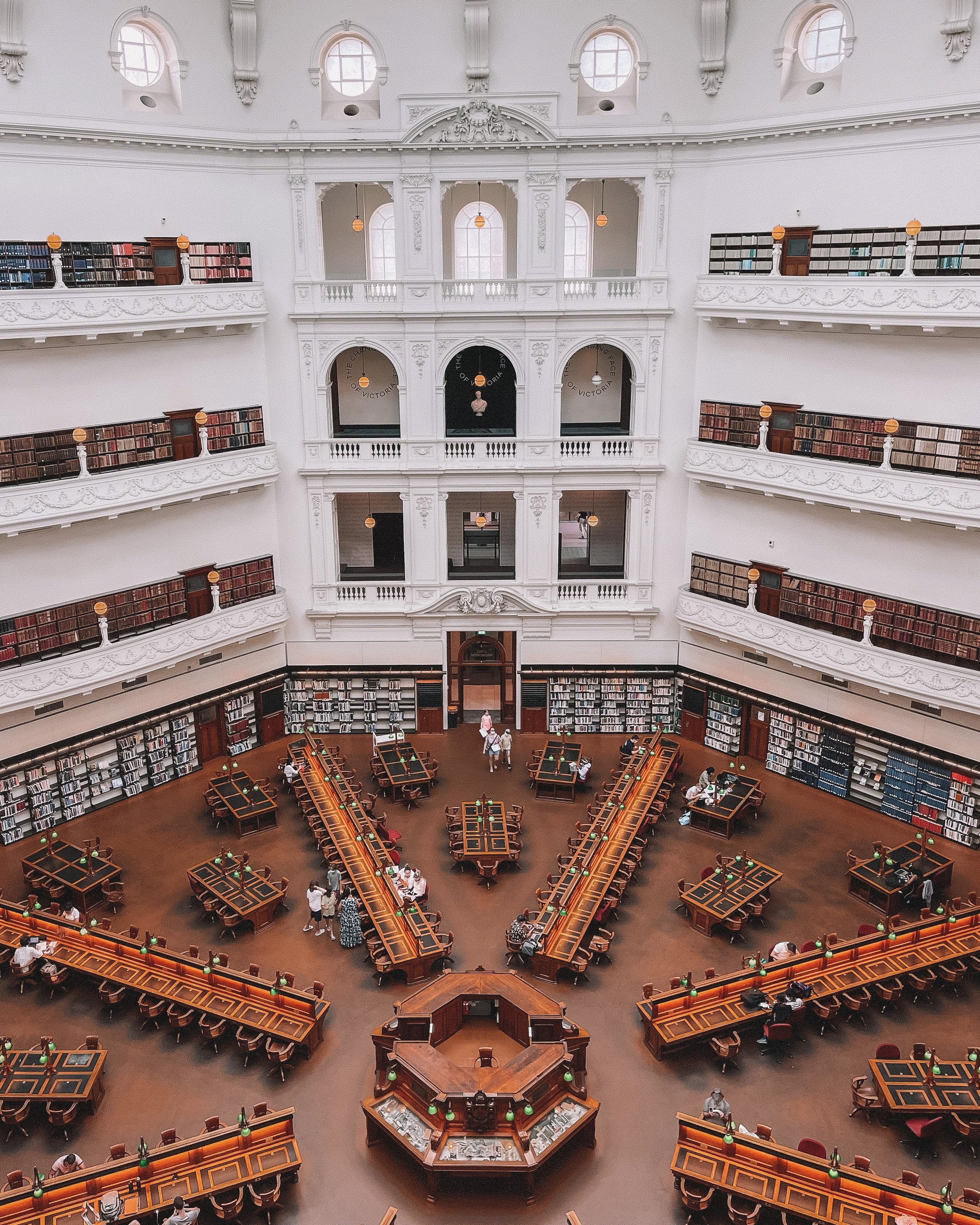 La Trobe Reading Room - State Library Victoria - Melbourne - Australia