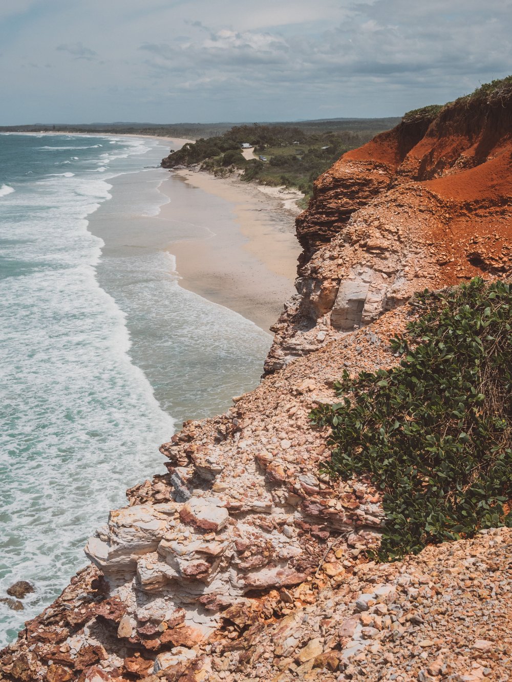 Red Cliff and South beach in the background - New South Wales (NSW) - Australia