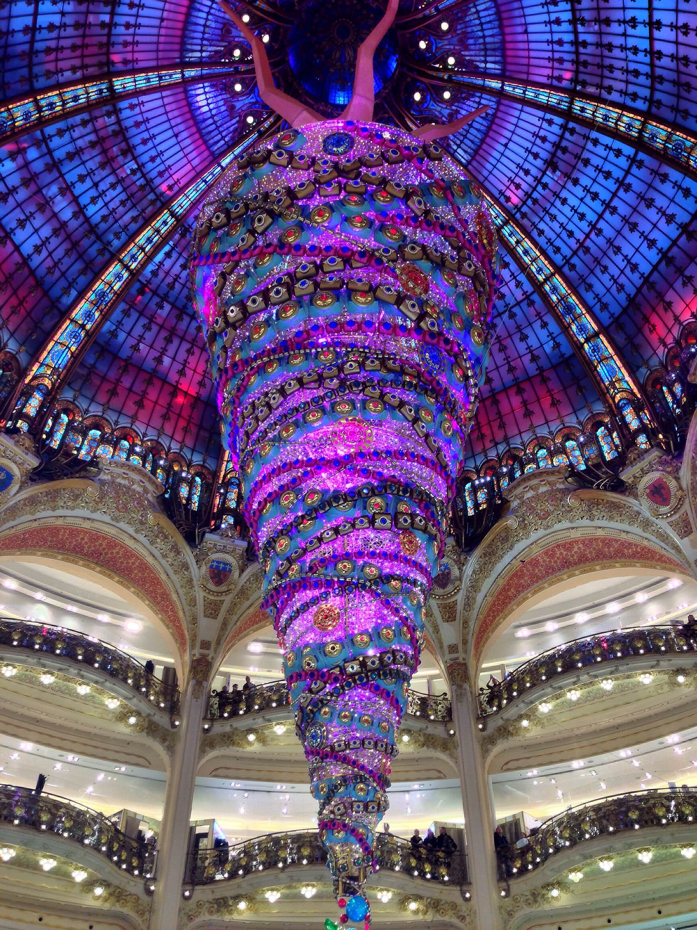Galeries Lafayette Christmas Tree 2014 - Paris - France