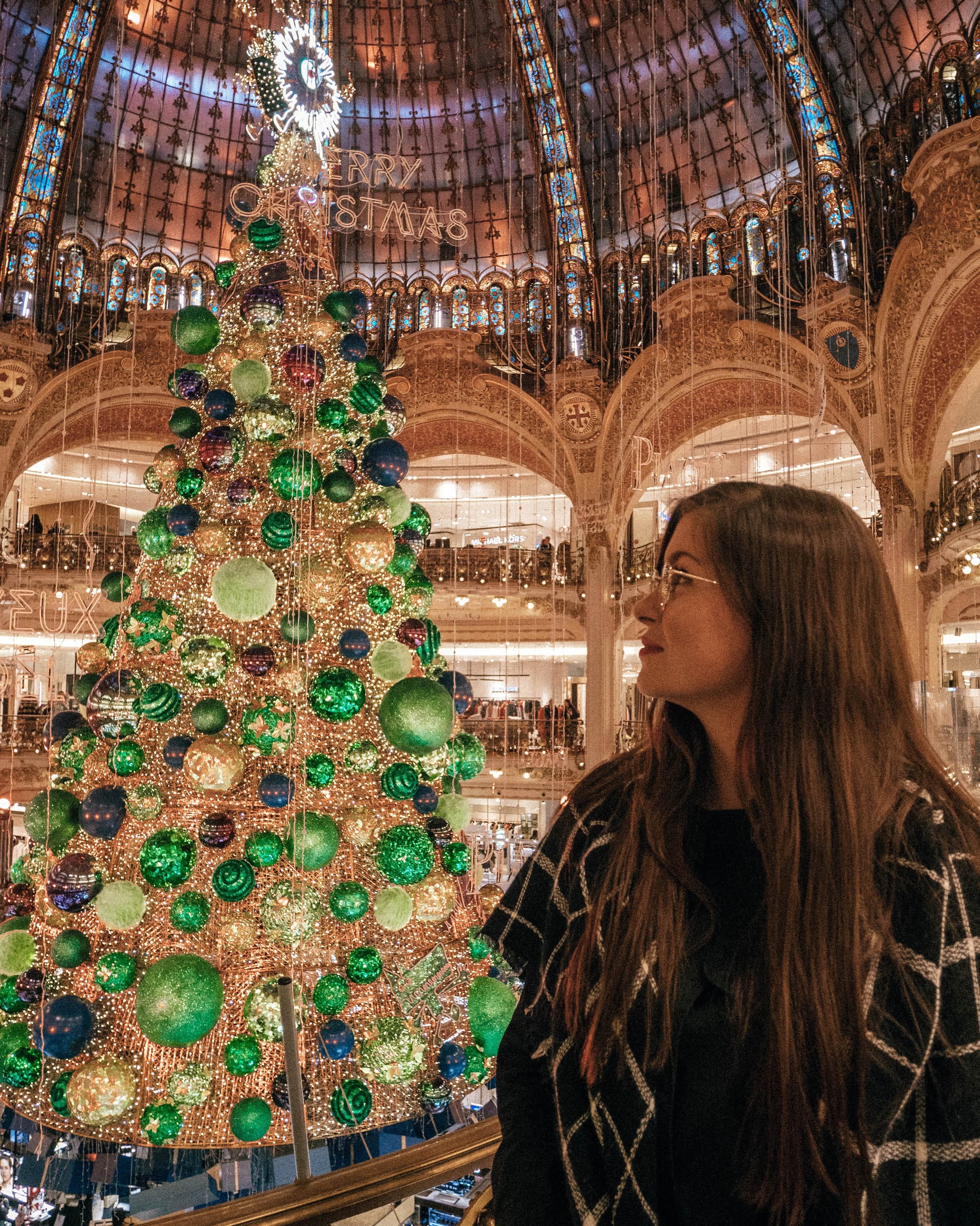 Galeries Lafayette Christmas Tree 2019 - Paris - France