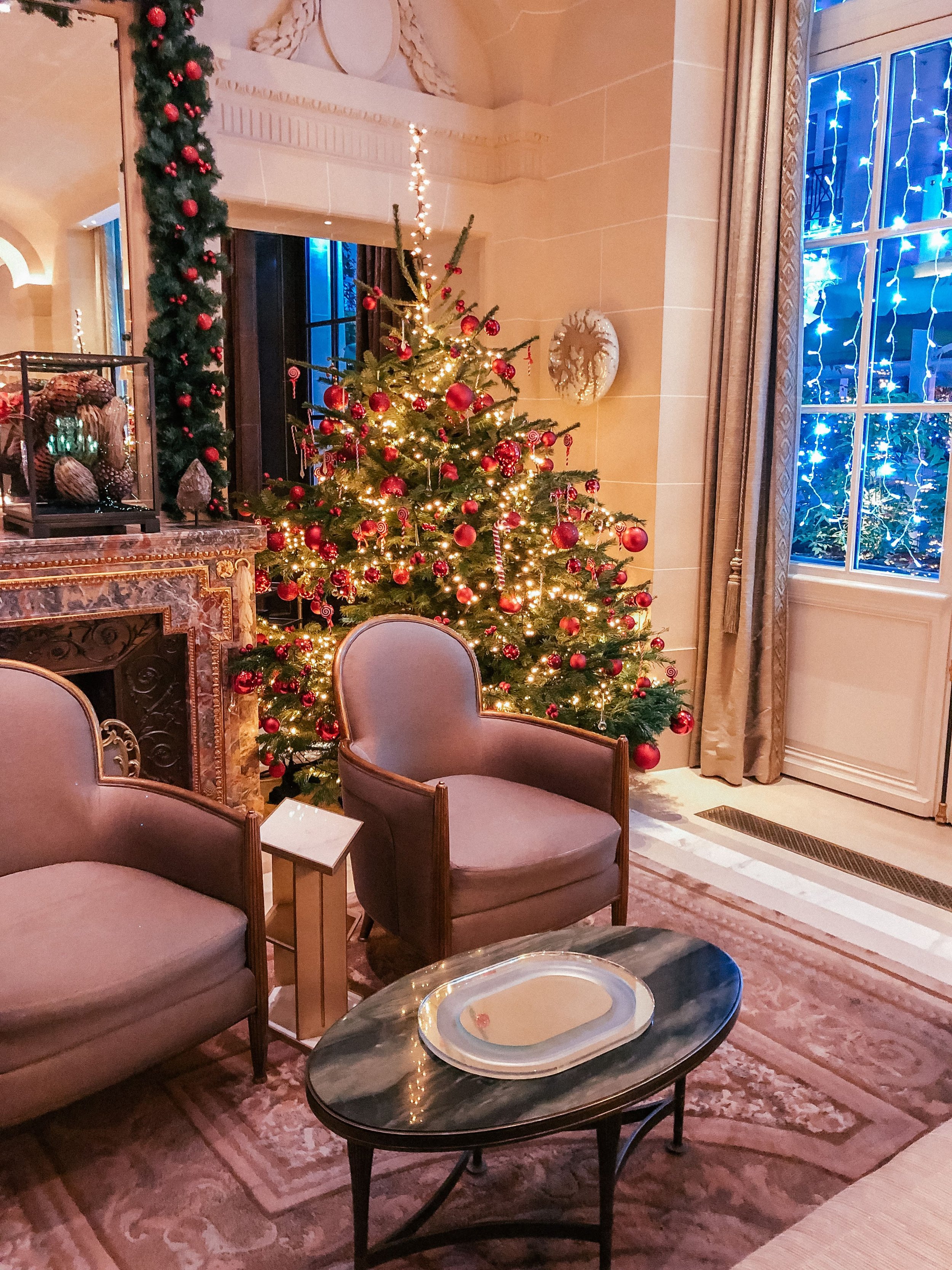 Hotel De Crillon Christmas Tree - Paris - France