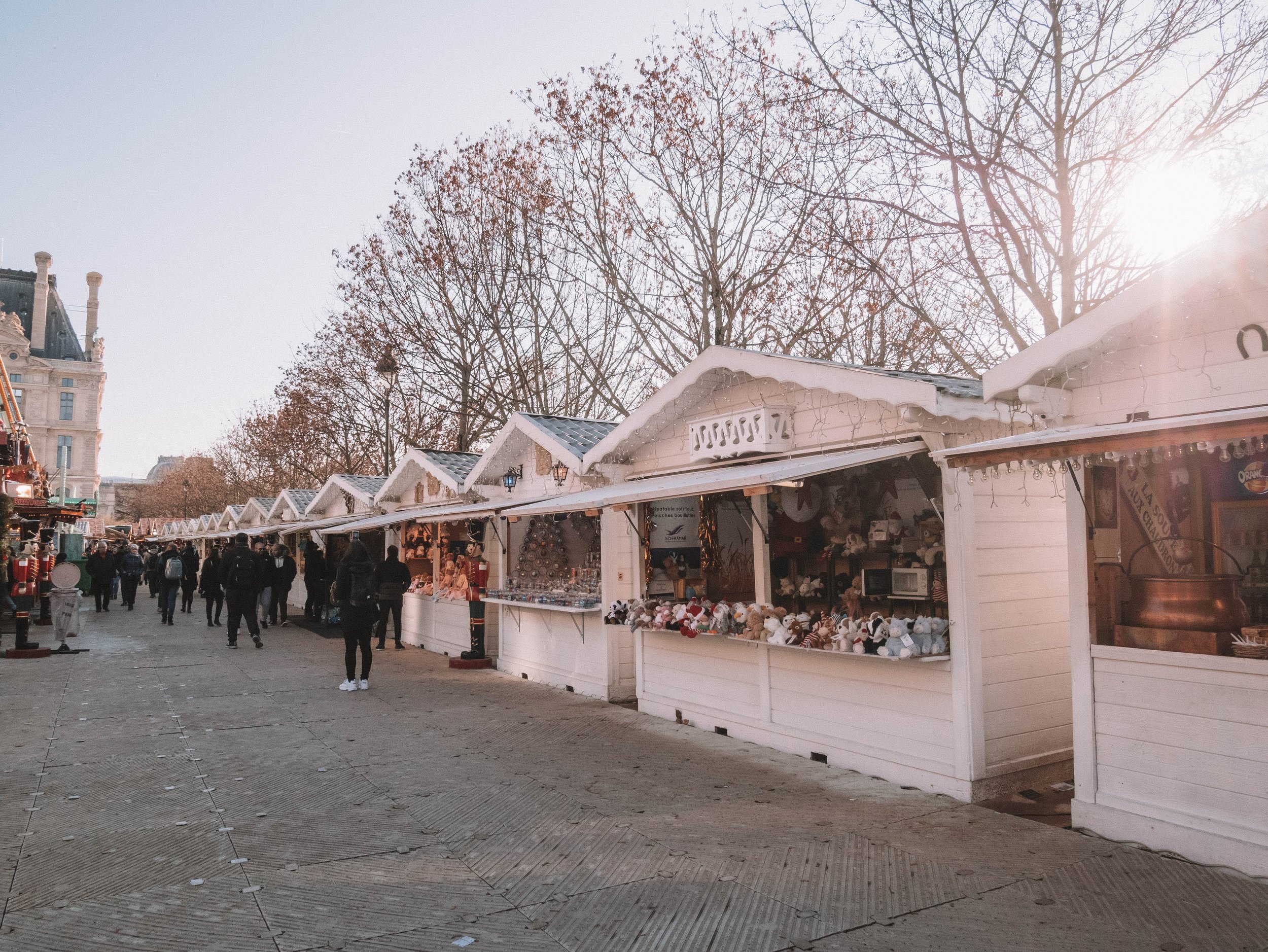 Christmas Village in Tuileries Gardens - Paris - France
