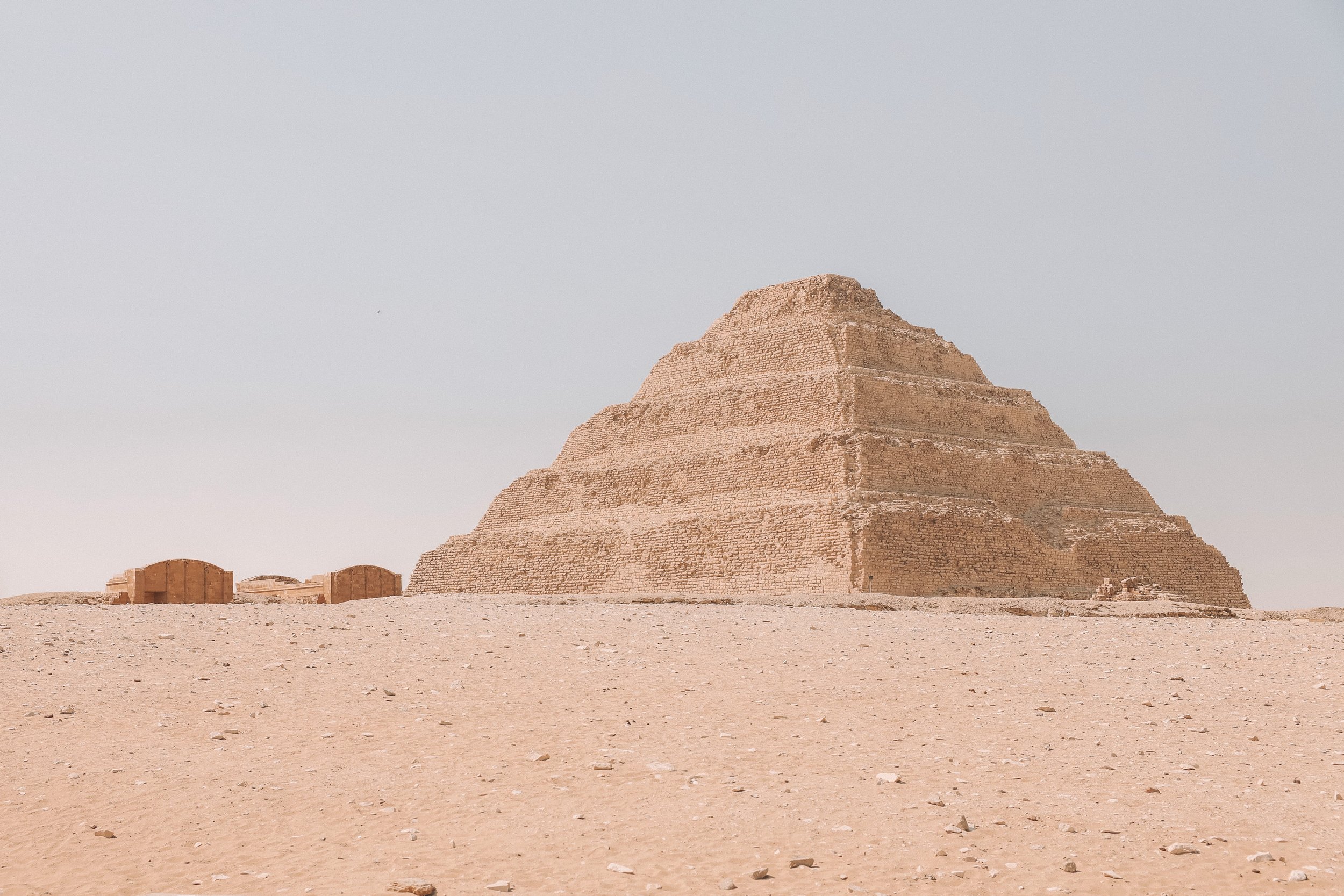 View of the Pyramid of Djoser from the main road - Cairo - Egypt