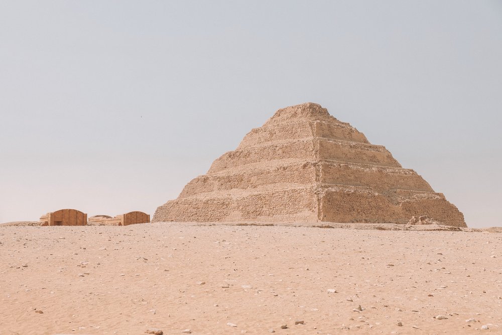 View of the Pyramid of Djoser from the main road - Cairo - Egypt