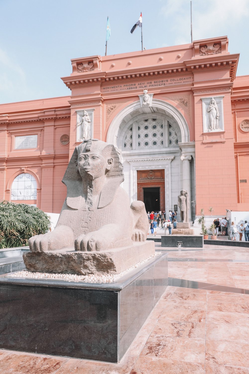 Main Entrance of the Egyptian Museum - Cairo - Egypt