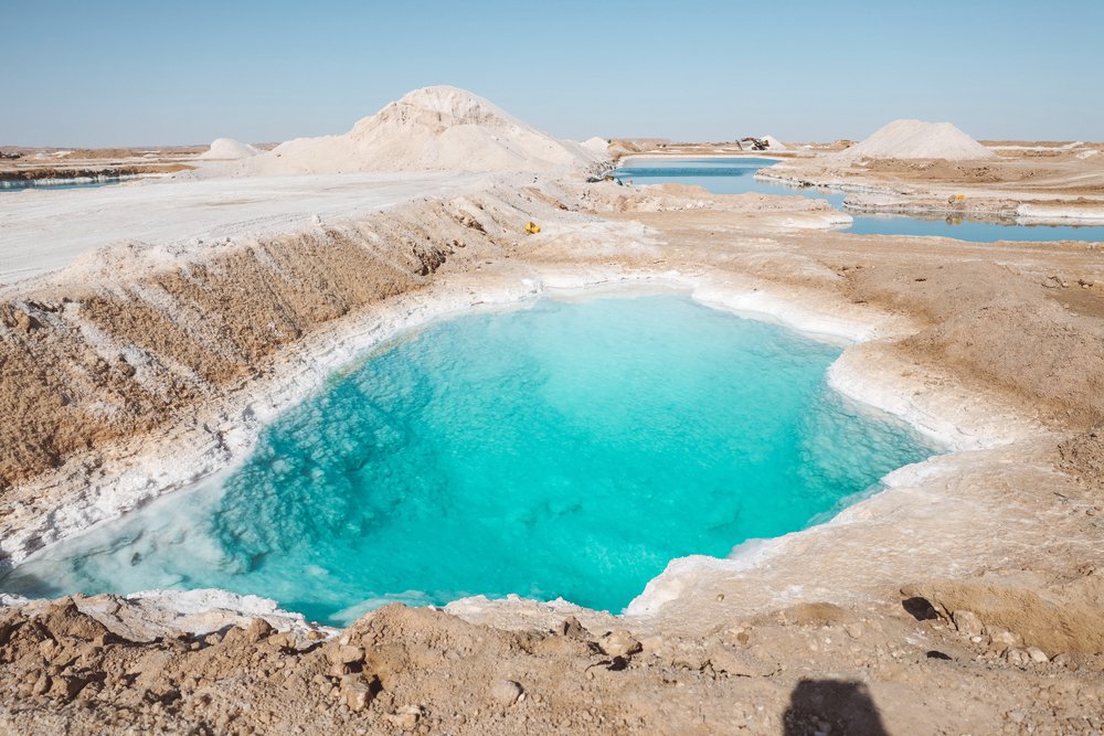 Blue pool - Siwa Salt Lakes - Siwa Oasis - Egypt