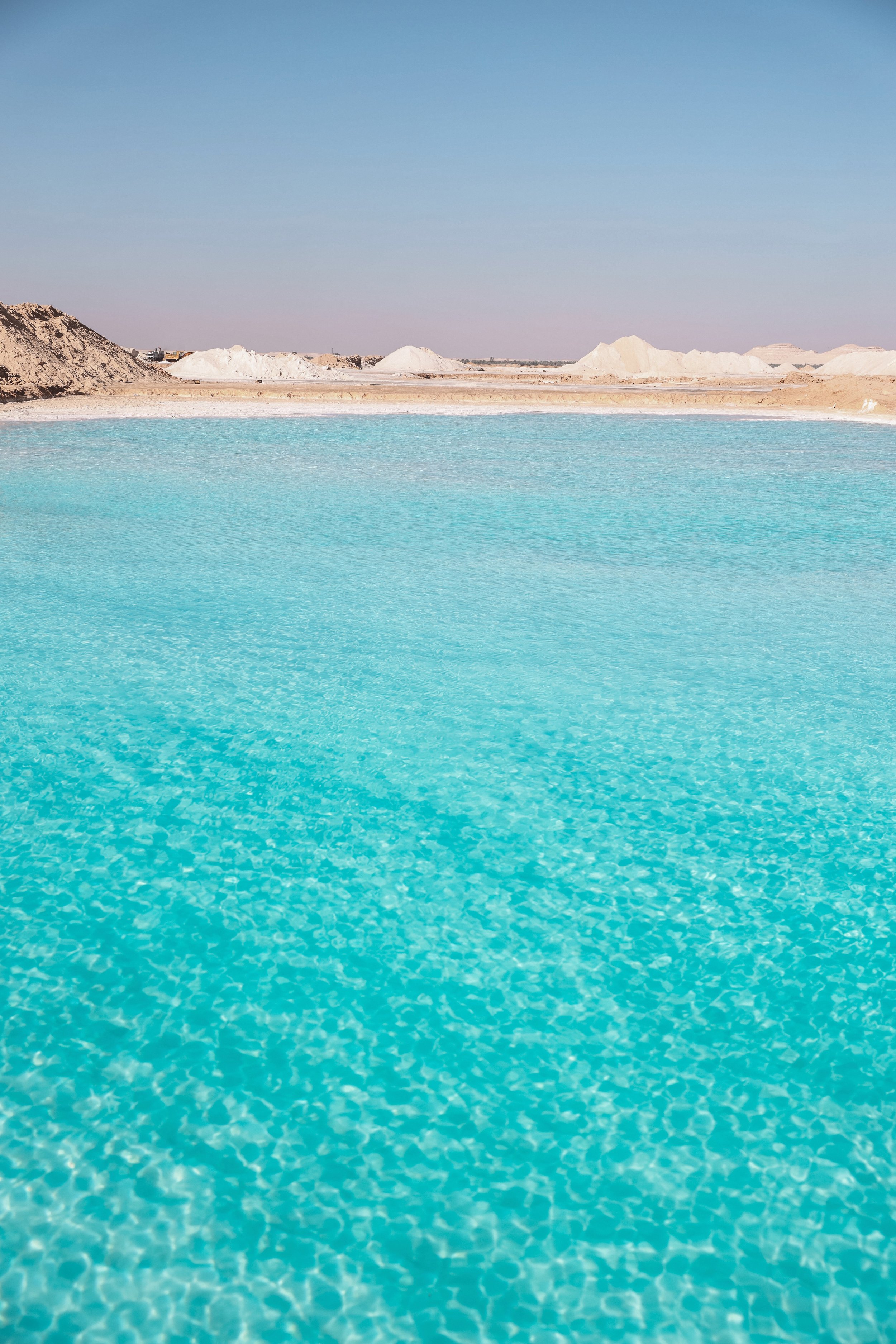 Big pond - Siwa Salt Lakes - Siwa Oasis - Egypt