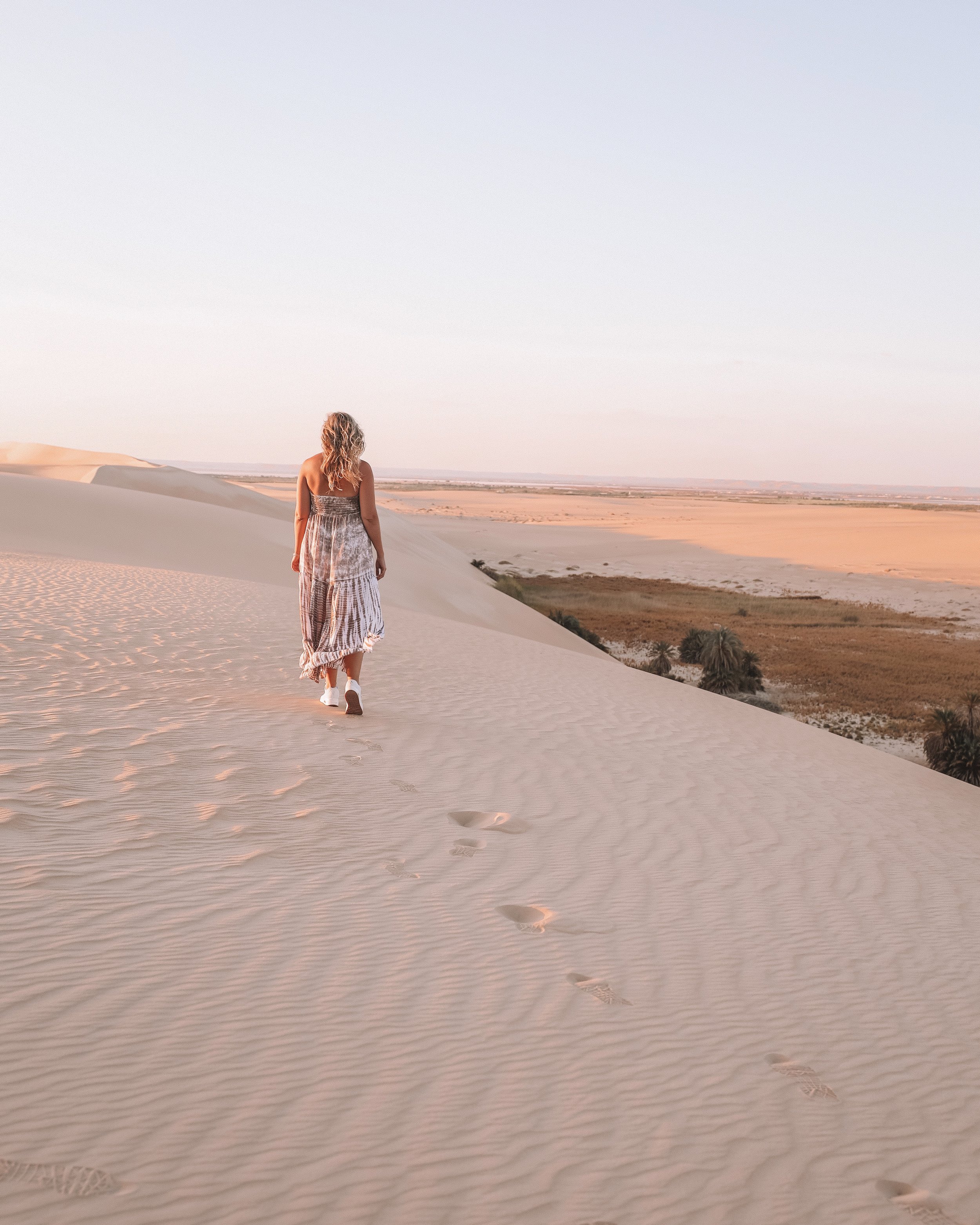 Walking in the sand dunes - Siwa Oasis - Egypt
