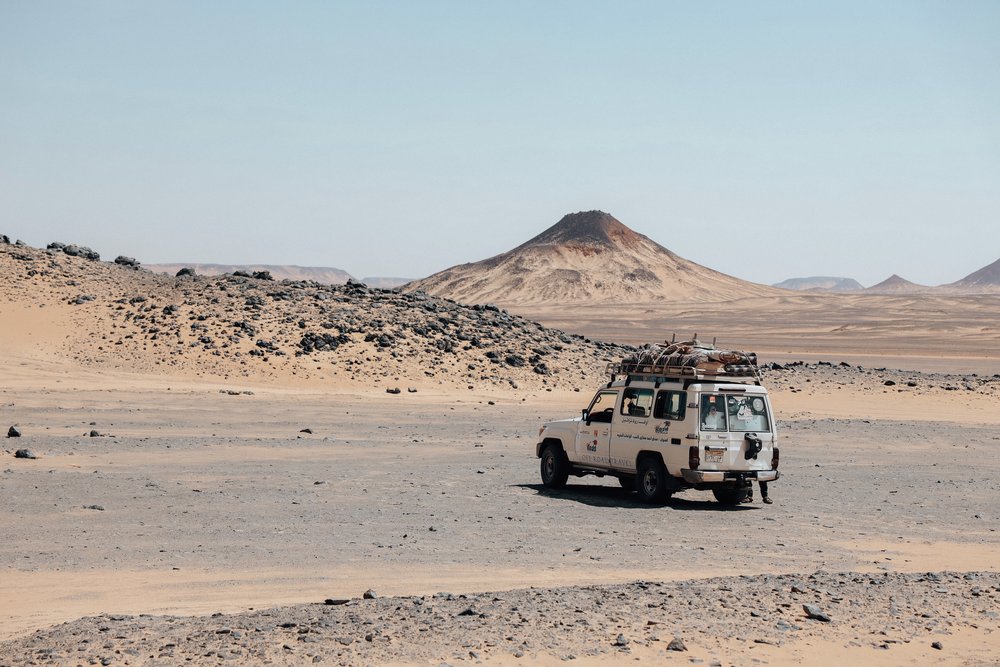 Our 4x4 Jeep - Black Desert - Western Desert of Egypt