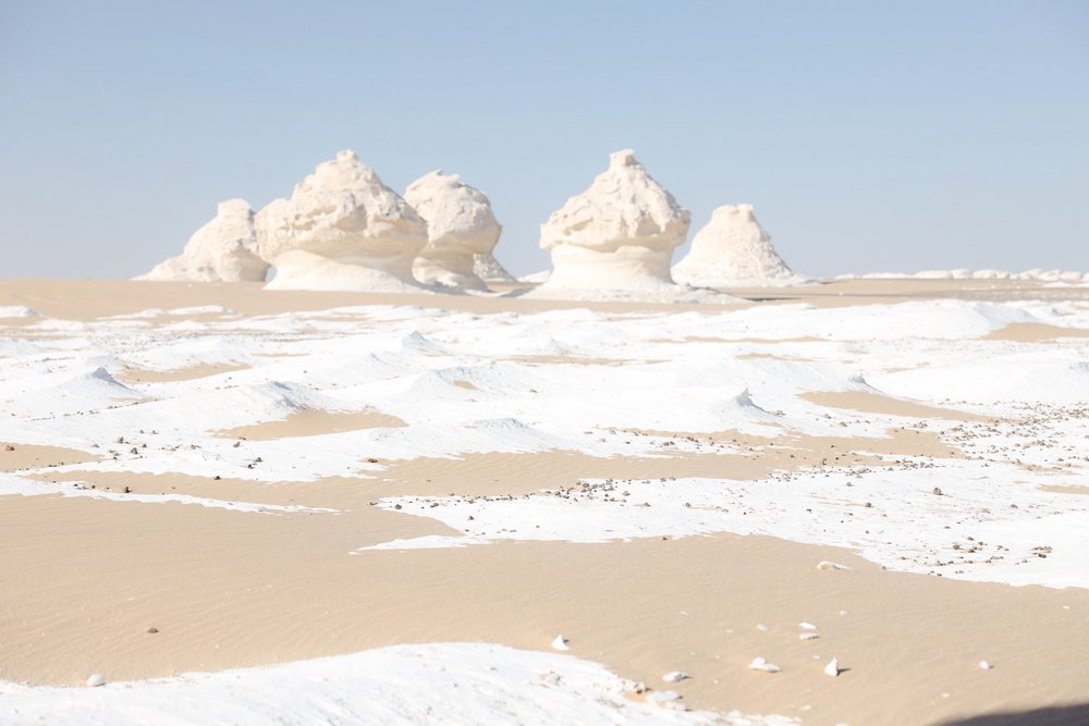Cupcake rocks - White Desert - Western Desert of Egypt