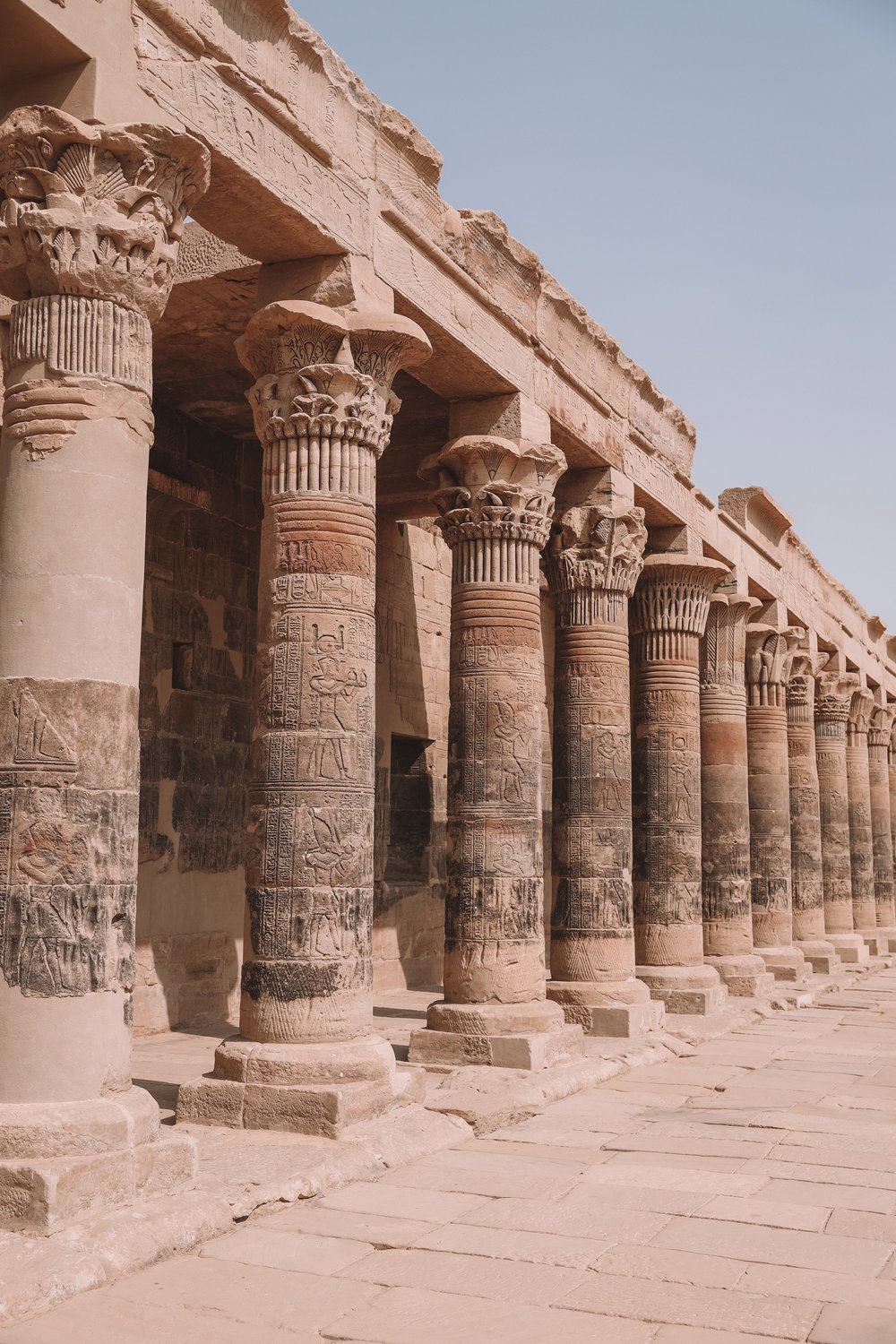More columns - Philae Temple - Aswan - Egypt