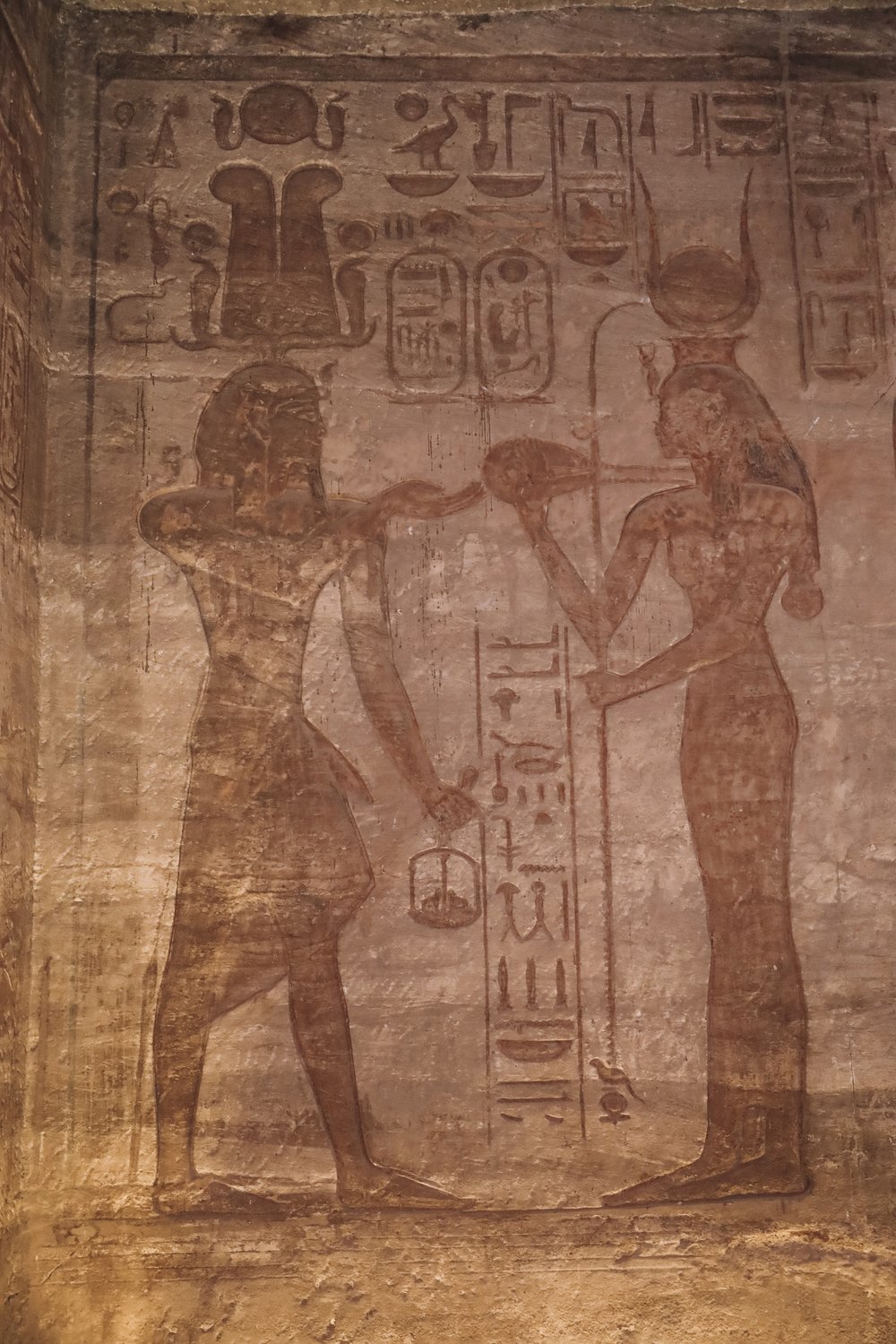 God offering - Abu Simbel - Egypt
