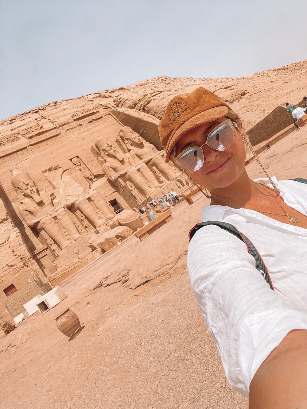 Selfie in front of the temple - Abu Simbel - Egypt