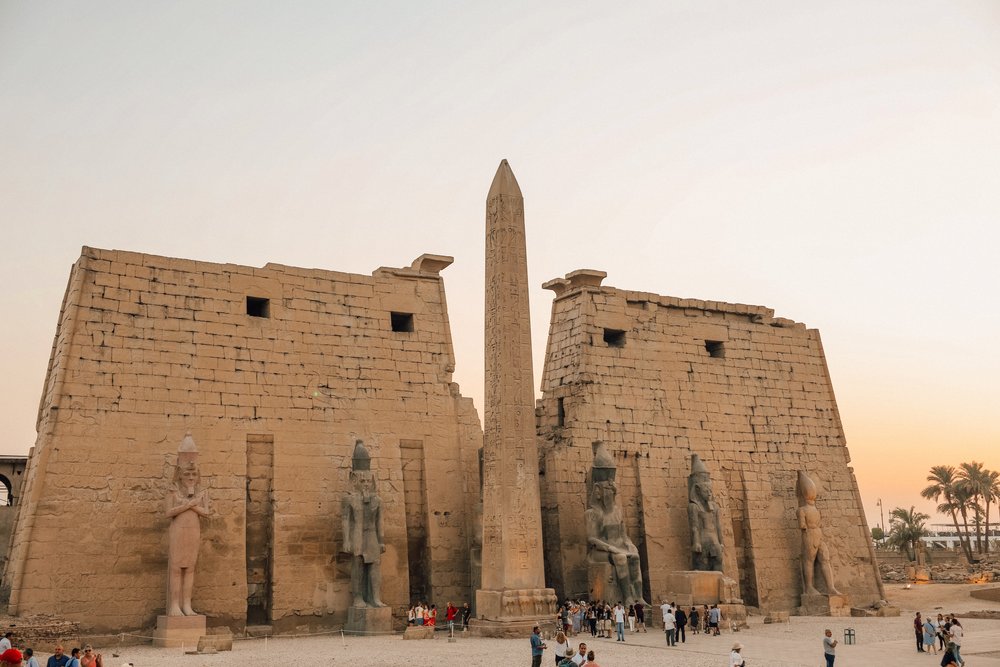 Facade of the temple - Luxor Temple - Luxor - Egypt