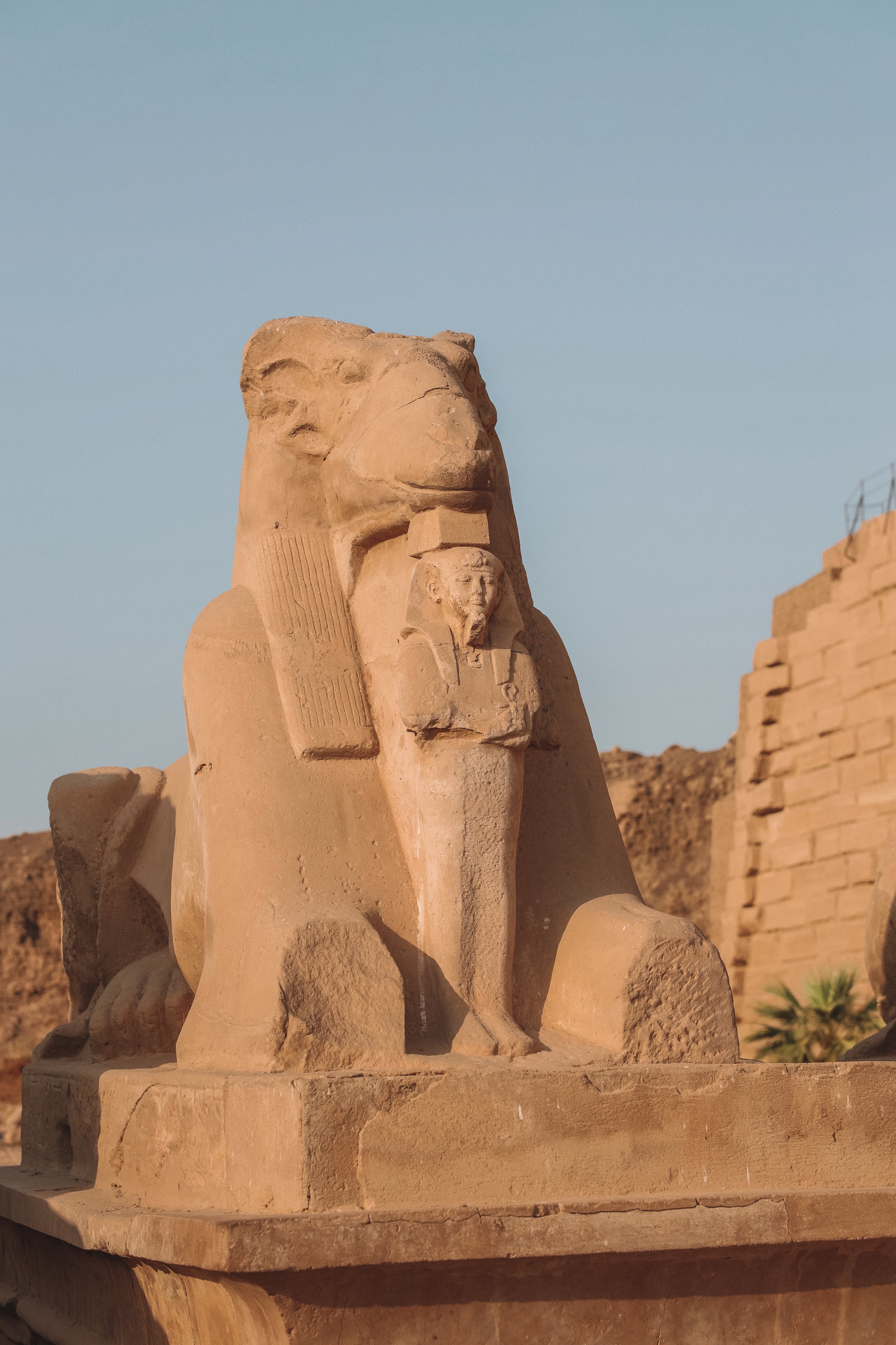 One of the many statues - Karnak Temple - Egypt