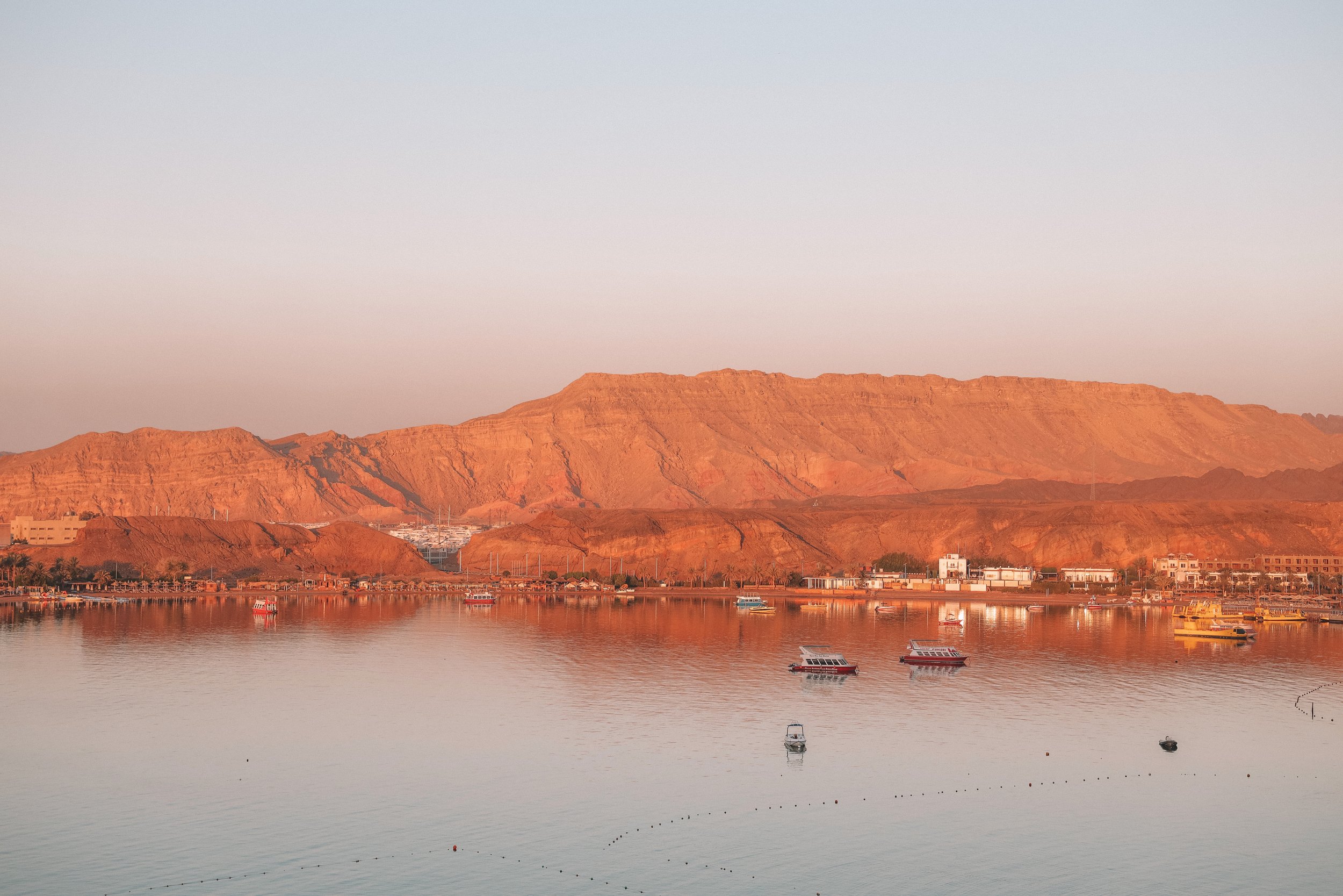 Early morning view on the harbor - Sharm El-Sheikh - Sinai Peninsula - Egypt