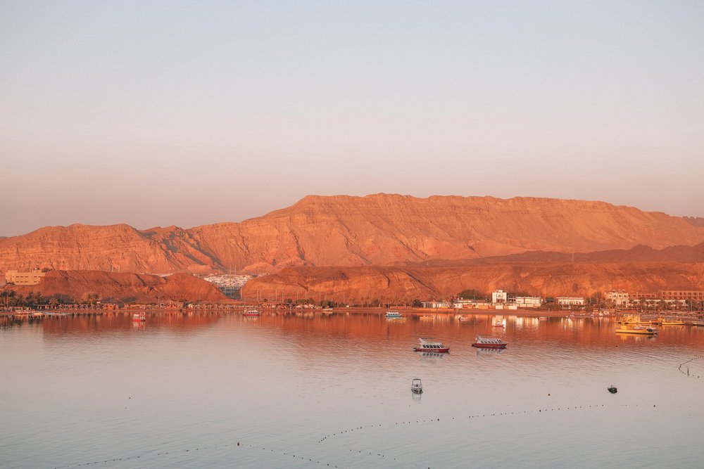 Early morning view on the harbor - Sharm El-Sheikh - Sinai Peninsula - Egypt