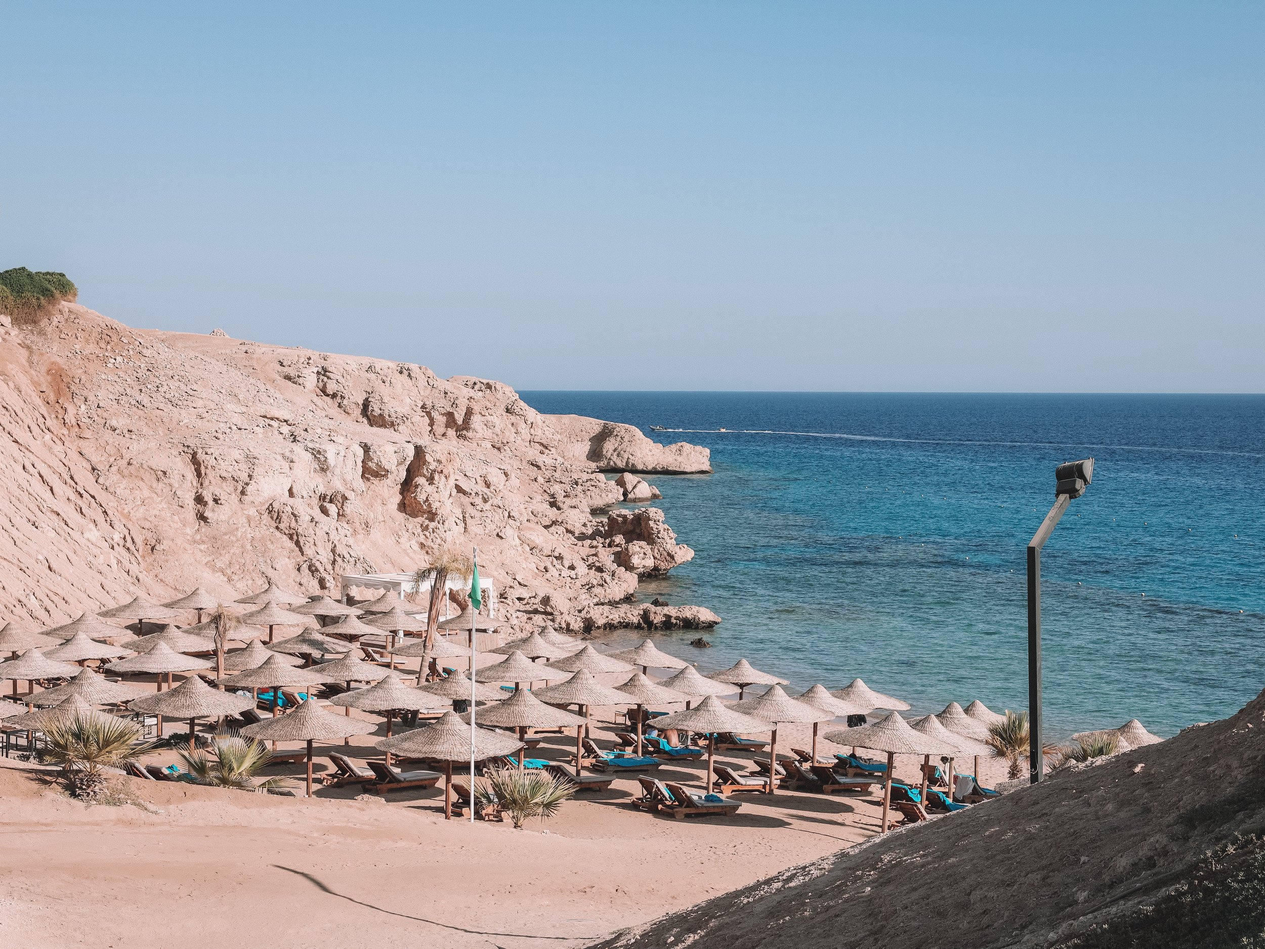 One of the private beaches of Mövenpick - Sharm El-Sheikh - Sinai Peninsula - Egypt