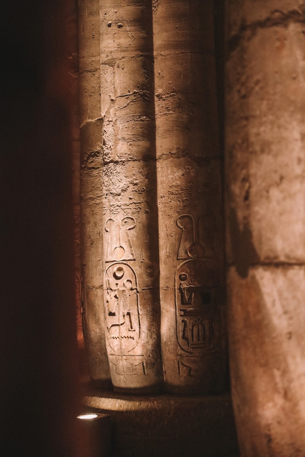 Close up hieroglyph - Luxor Temple - Luxor - Egypt