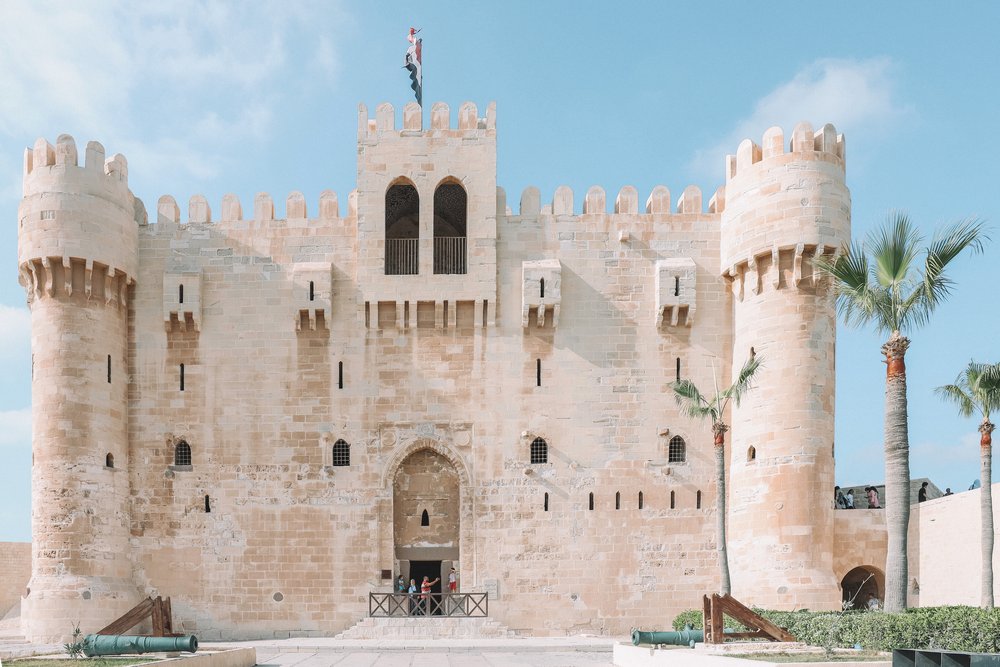 The main facade - Citadel of Qaitbay - Alexandria - Egypt