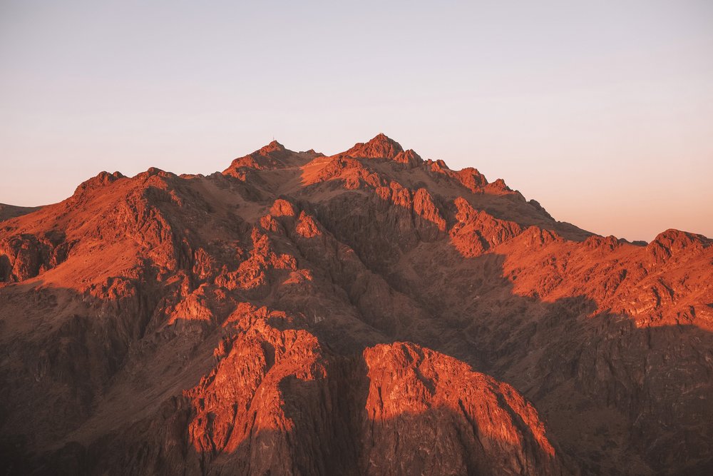 The golden hour at the top of Mount Sinai - Sinai Peninsula - Egypt