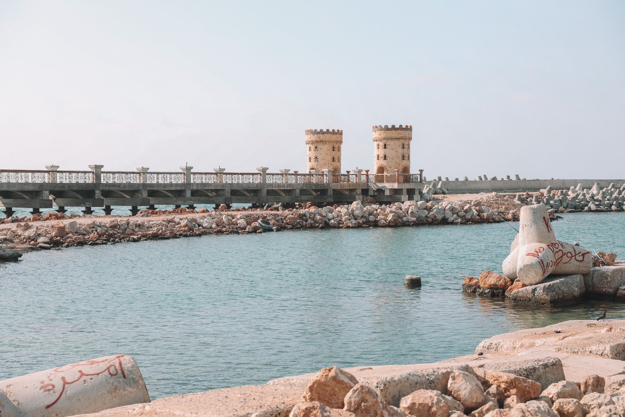 The harbour - Citadel of Qaitbay - Alexandria - Egypt