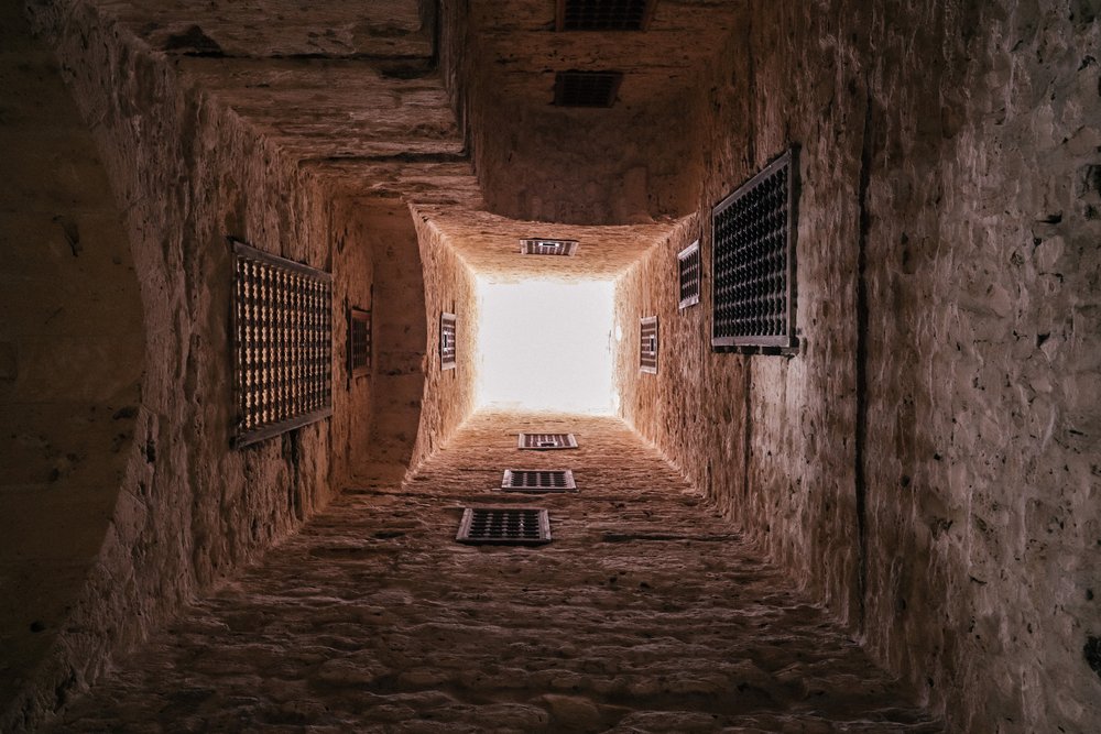 View from inside the citadel - Citadel of Qaitbay - Alexandria - Egypt