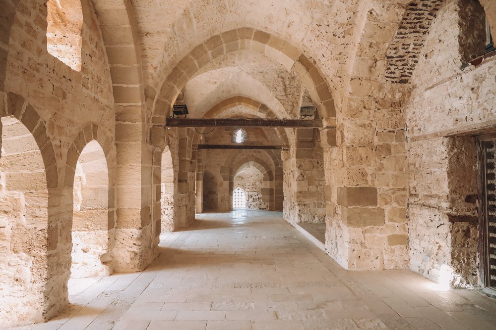 One of the hallways - Citadel of Qaitbay - Alexandria - Egypt