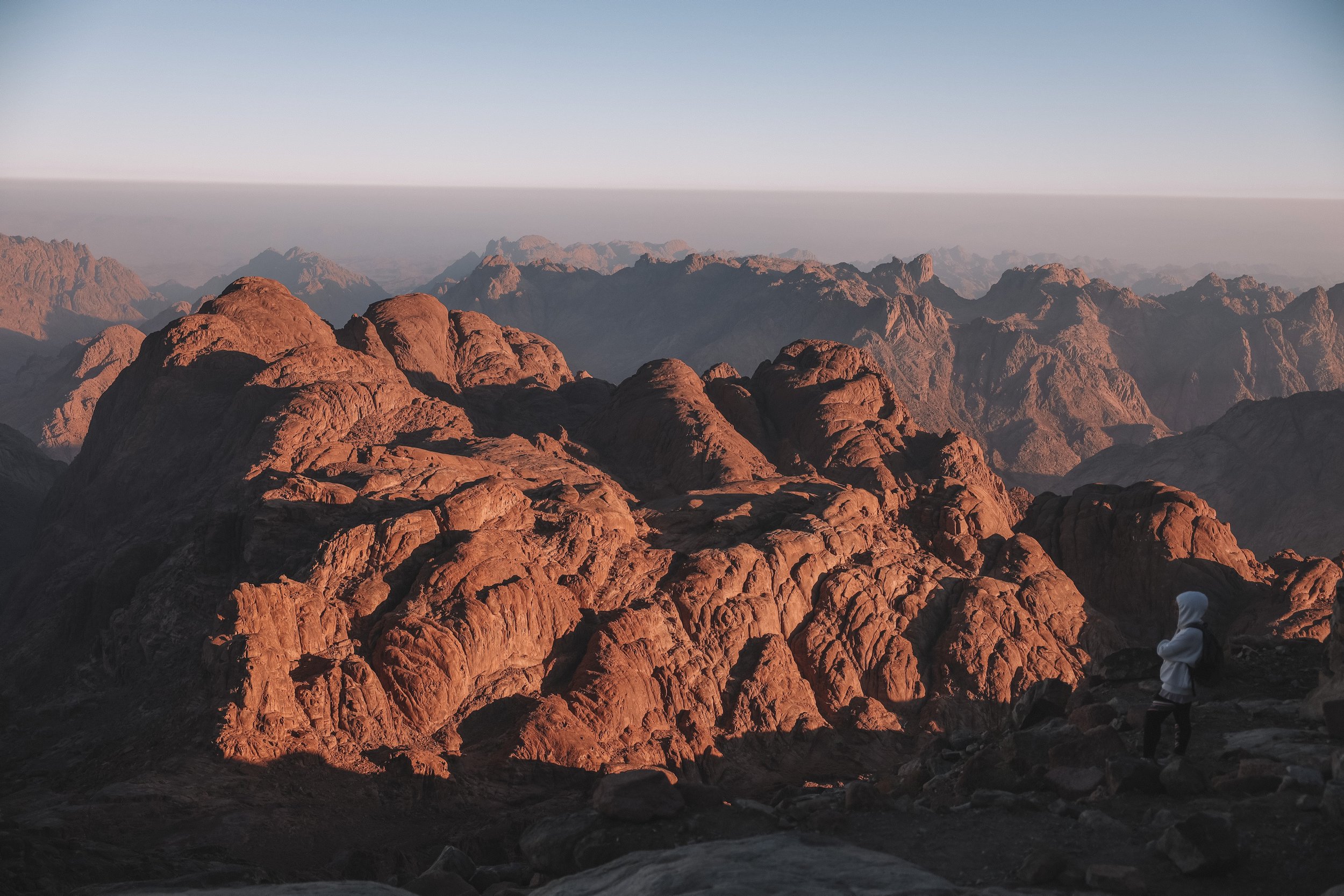 More rock formation at the summit of Mount Sinai - Sinai Peninsula - Egypt