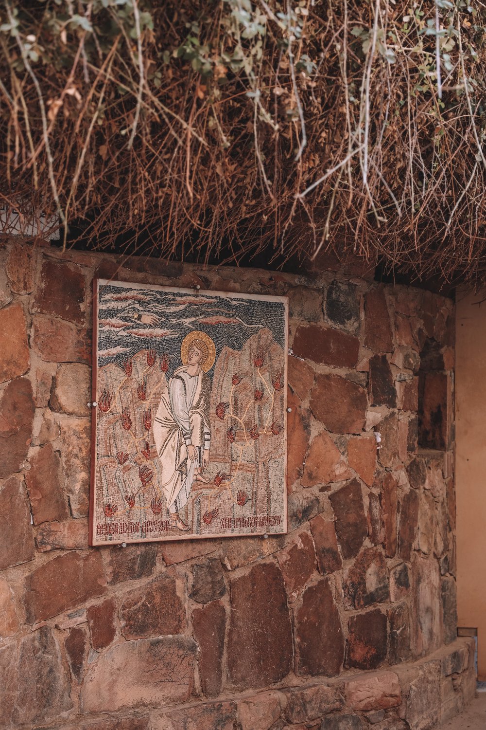 An old painting at St. Catherine's Monastery - Mount Sinai - Sinai Peninsula - Egypt
