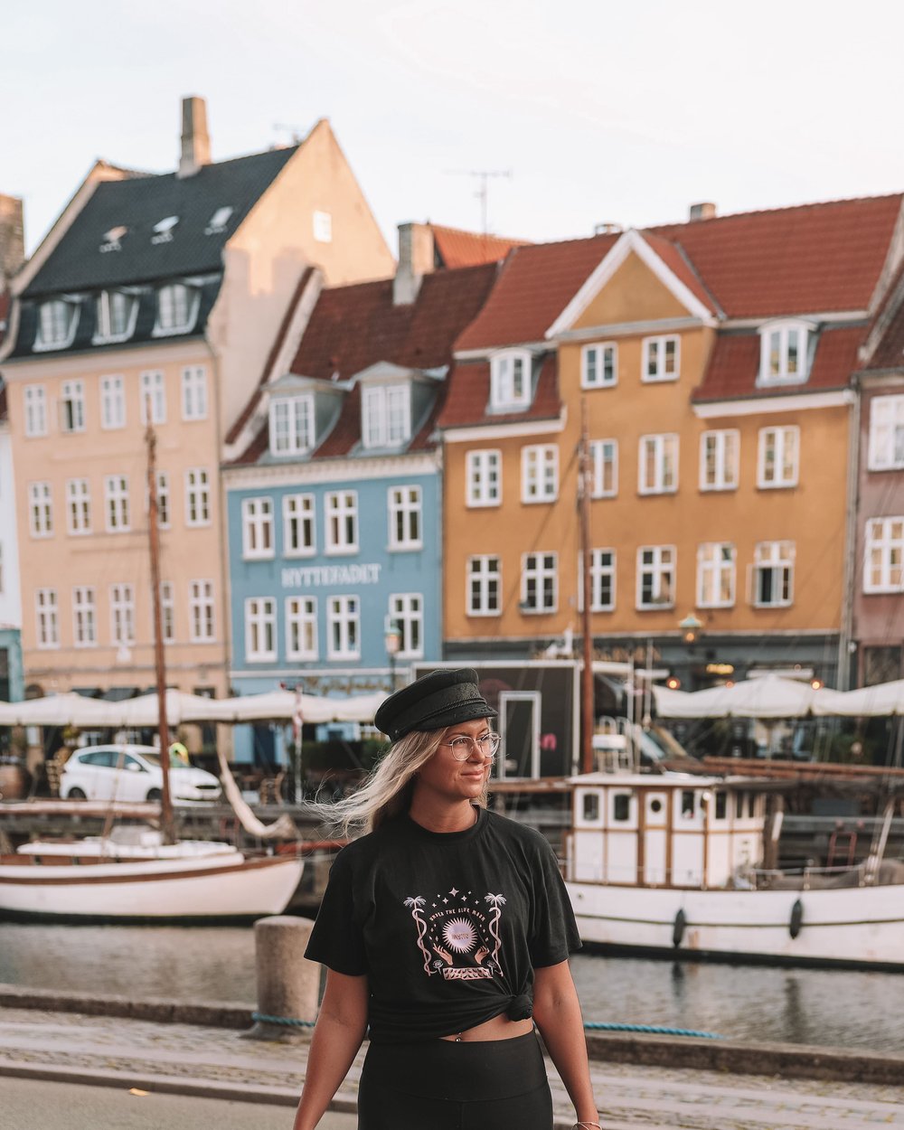 Posing in the streets of Nyhavn - Copenhagen - Denmark