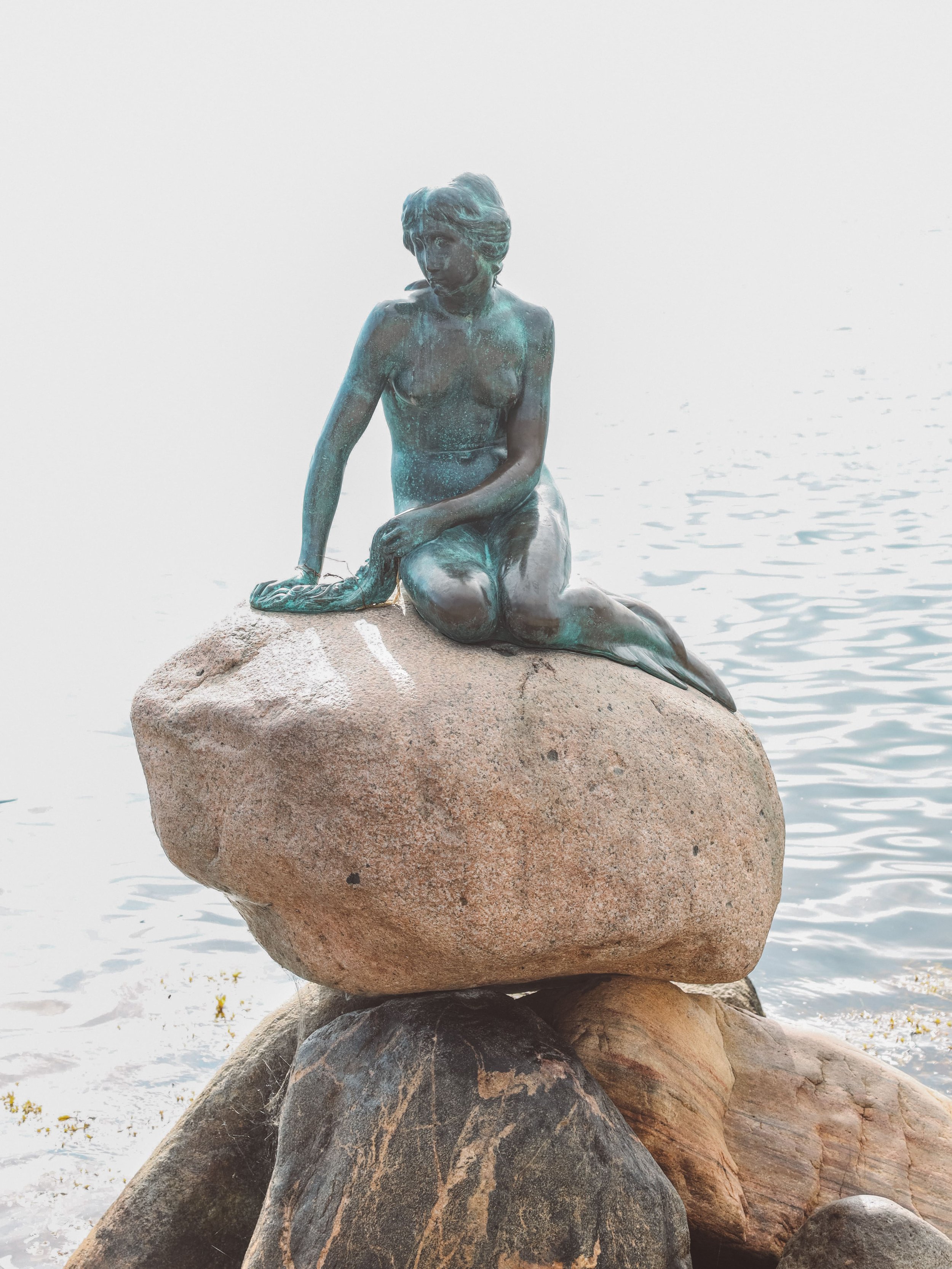 Close up - The Little Mermaid - Copenhagen - Denmark