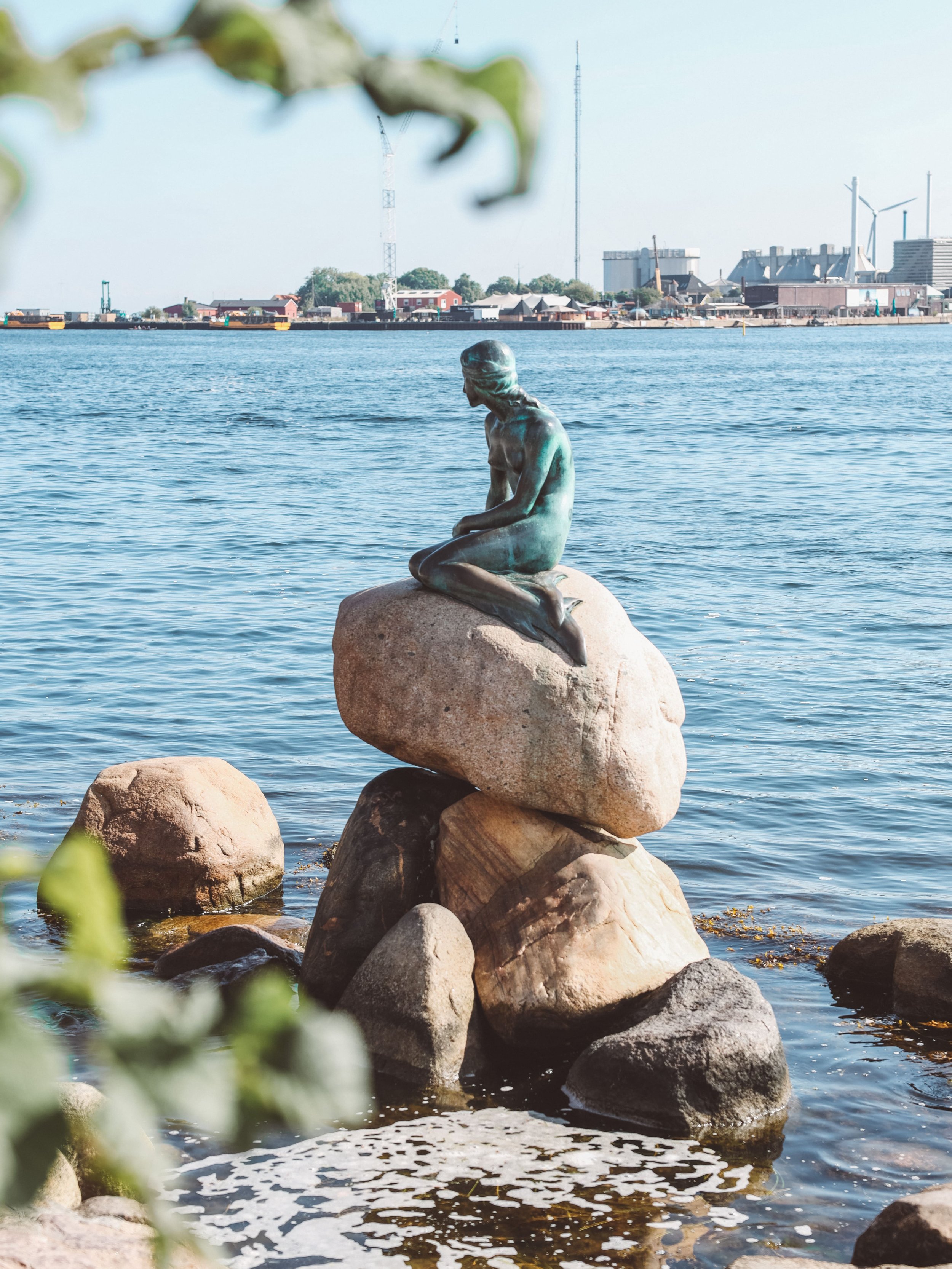 The statue of the Little Mermaid - Copenhagen - Denmark