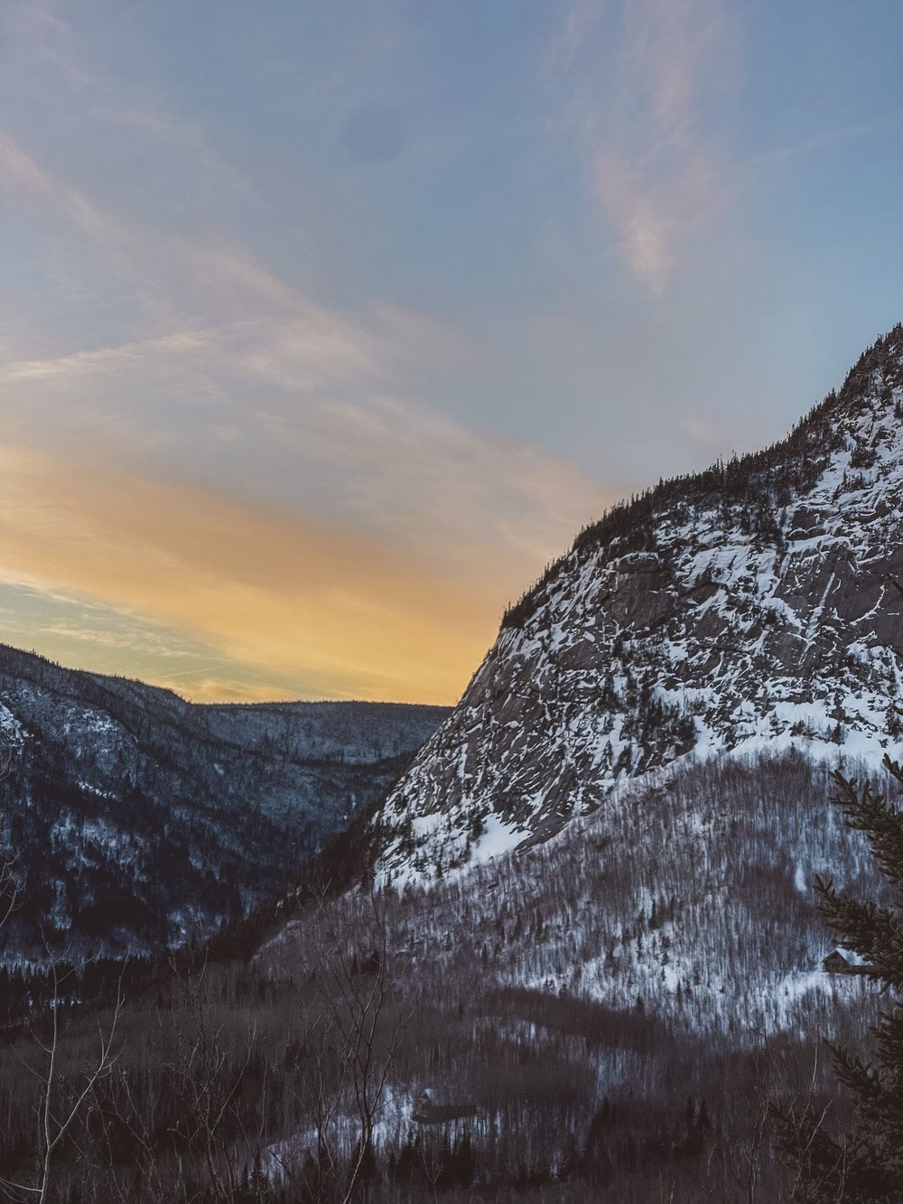 Last light of the day - Mount du Dôme - Charlevoix - Quebec - Canada