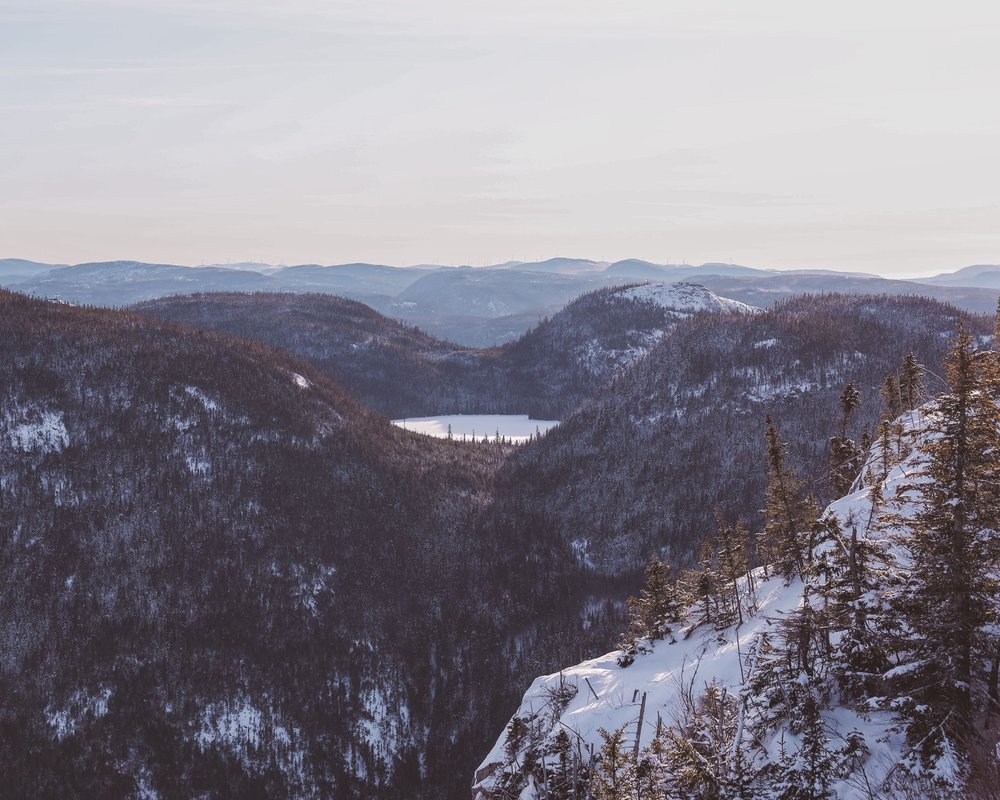 Little lake in the background - Mount du Dôme - Charlevoix - Quebec - Canada