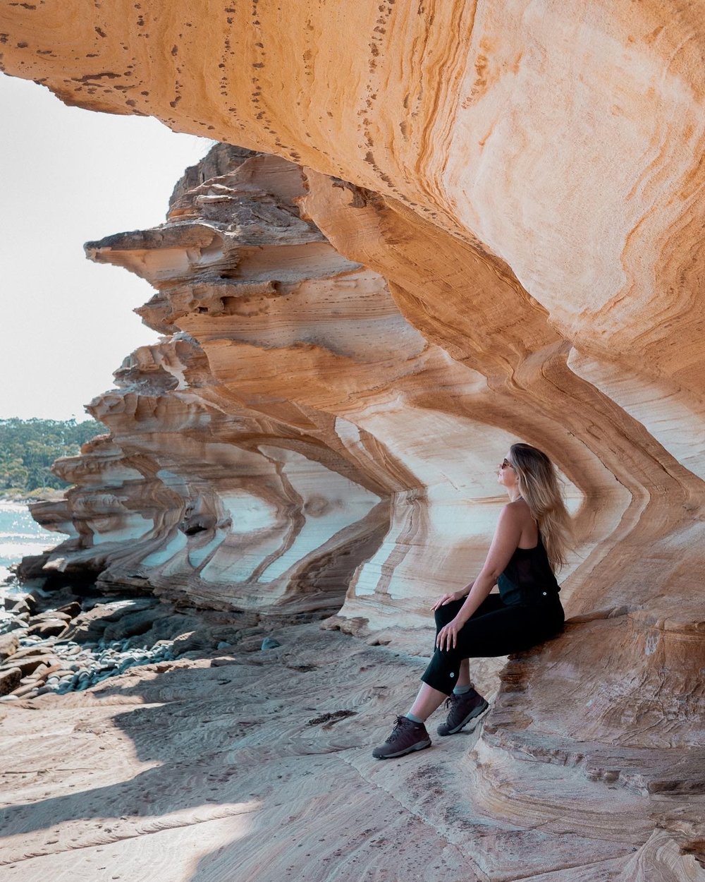 The Painted Cliffs - Maria Island - Tasmania - Australia