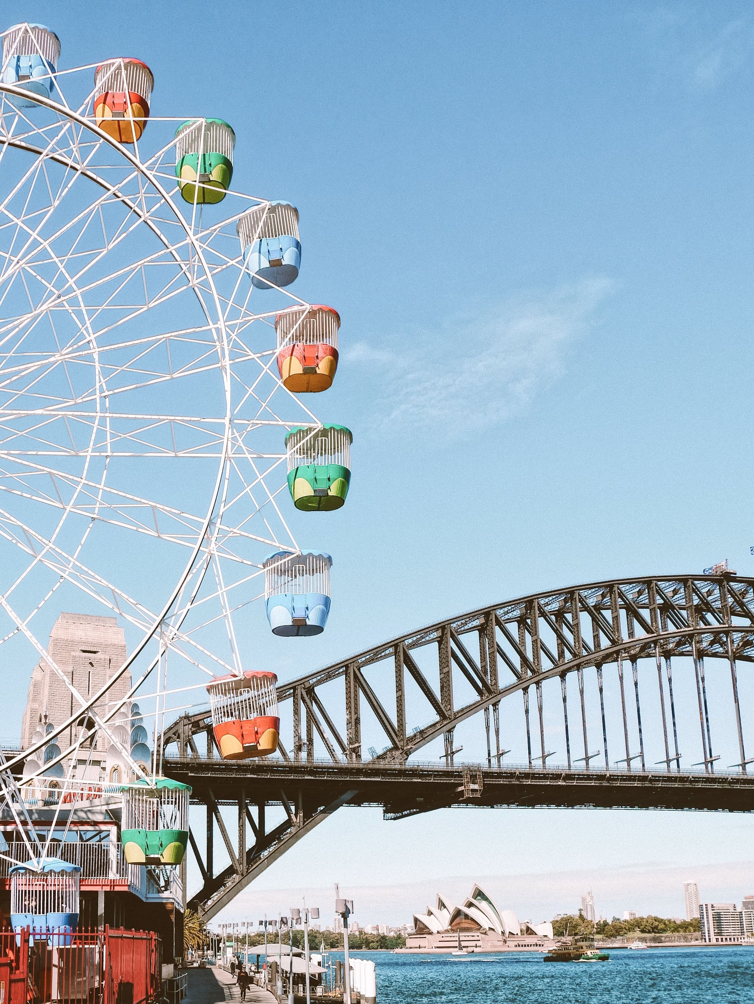 La grande roue de Luna Park - Sydney - Nouvelle-Galles-du-Sud (NSW) - Australie