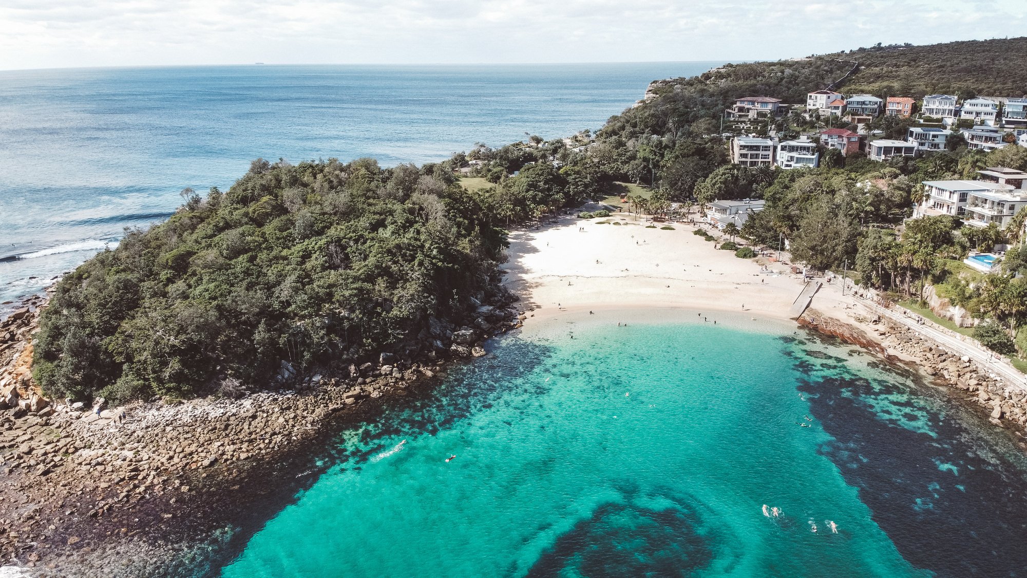 Shelly Beach by drone - Manly - Sydney - New South Wales (NSW) - Australia