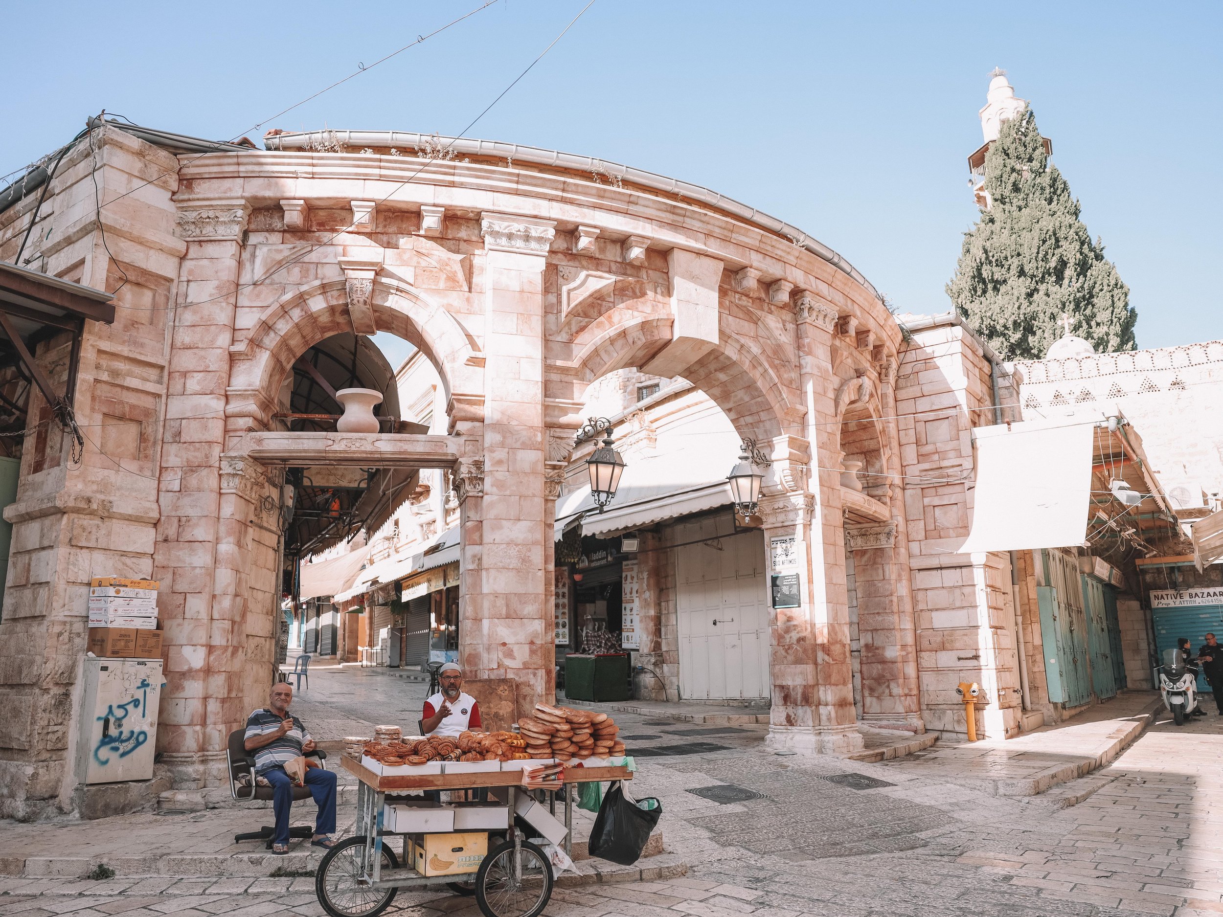 Un vendeur de bagels - Vieille Ville - Jérusalem - Israël