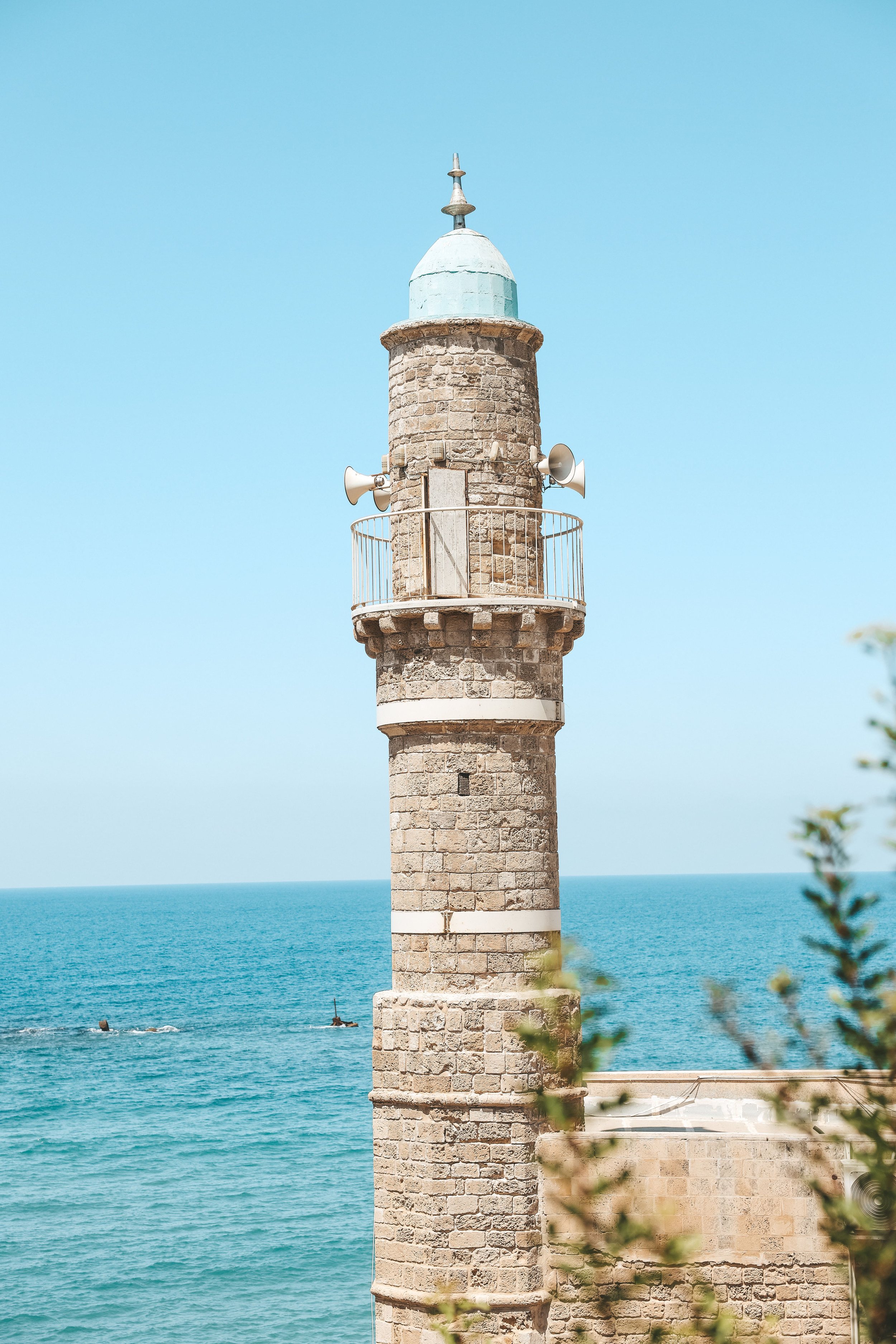 Un phare et sa vue sur la mer - Tel Aviv - Israël