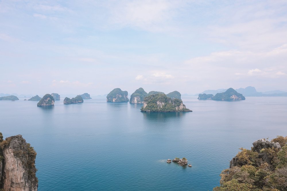 The 360 degree view from the viewpoint - Hong Island Day Trip - Krabi - Thailand
