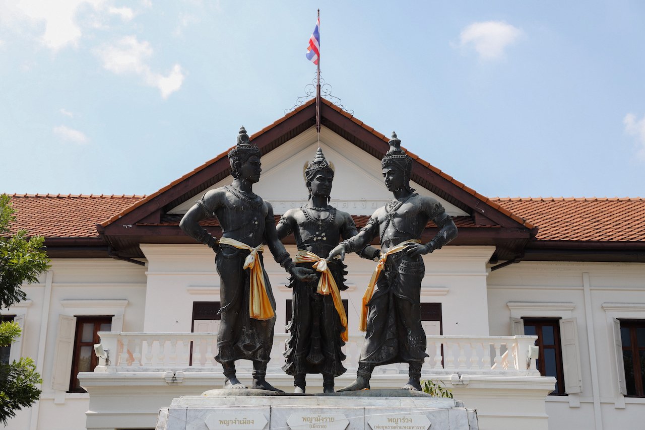 Monument des trois rois - Chiang Mai - Nord de la Thaïlande
