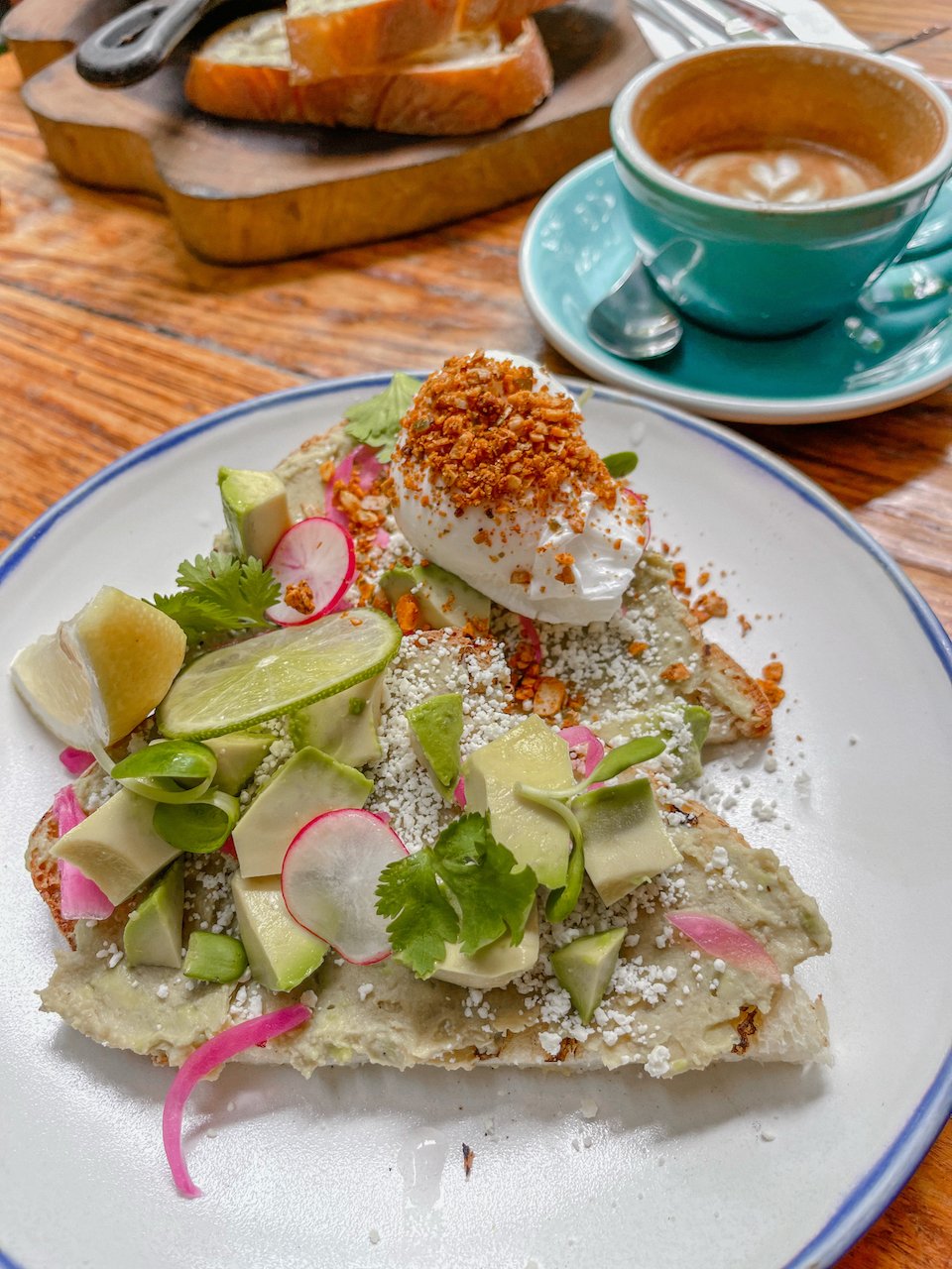 My breakfast plate at Cafe Luka - Bangkok - Thailand