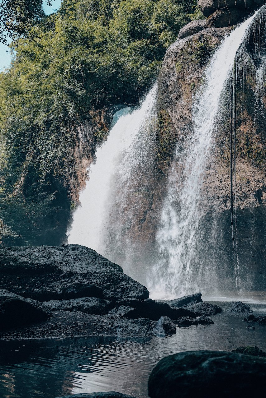 Kaew Su Wat Waterfall in full force - Khao Yai National Park - Thailand