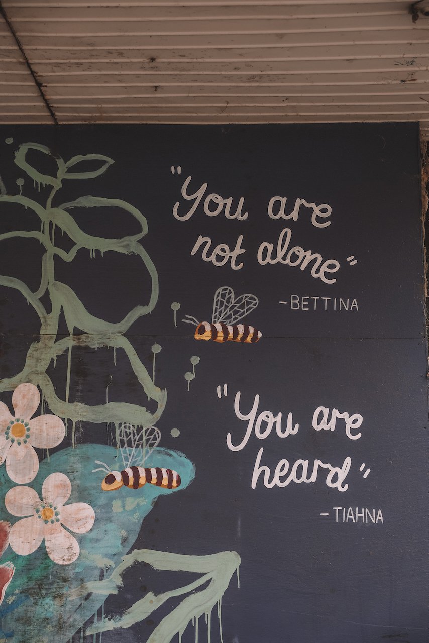 You are not alone street art - Canberra - Australian Capital Territory - Australia